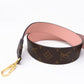 Bandoulière Monogram Rose Poudre Shoulder Strap