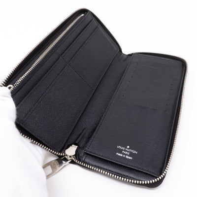 Zippy Vertical Wallet Damier Graphite
