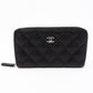 Medium Zipped Wallet Black Caviar