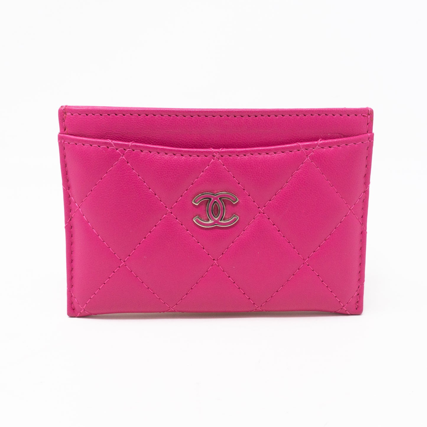 Card Holder Pink Leather