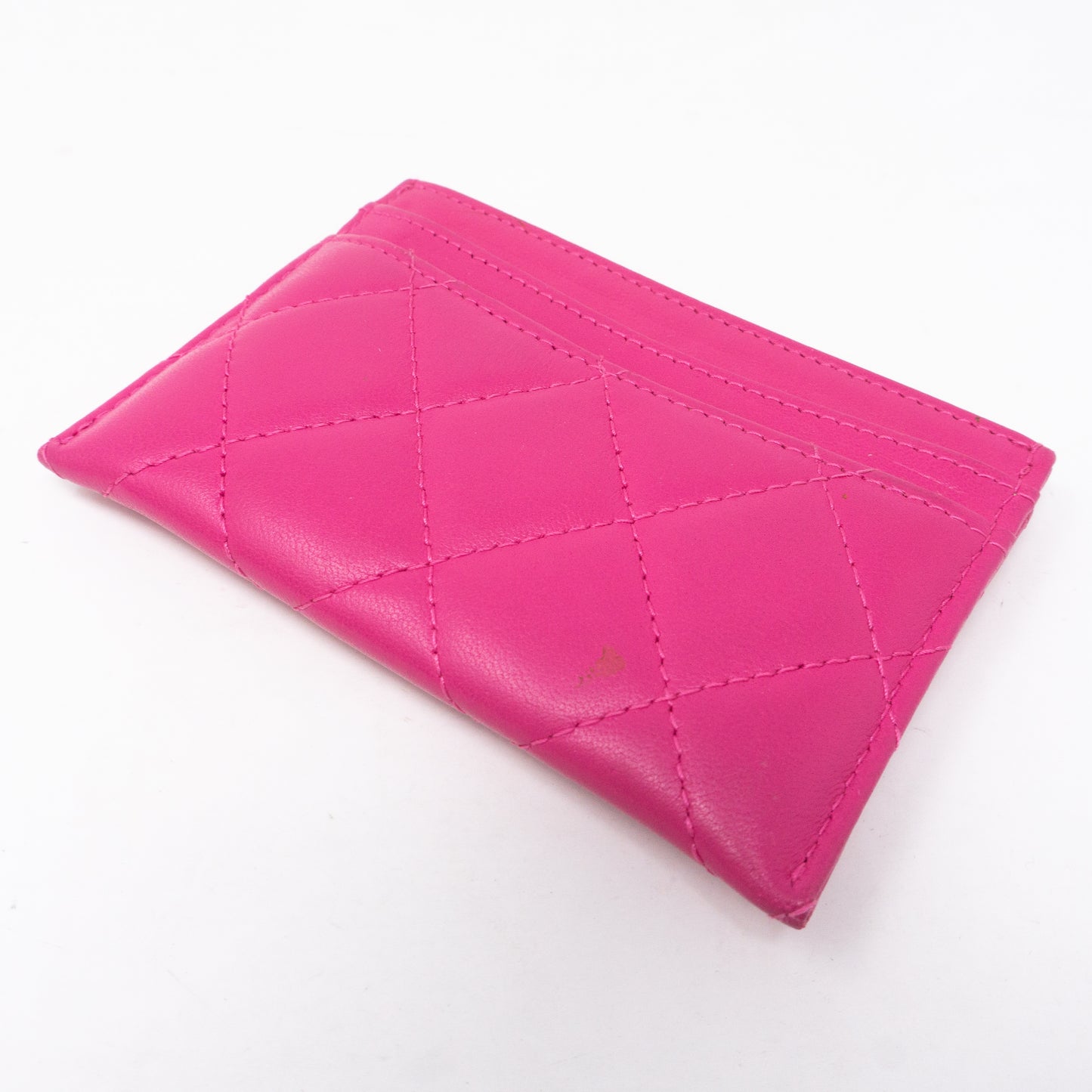 Card Holder Pink Leather