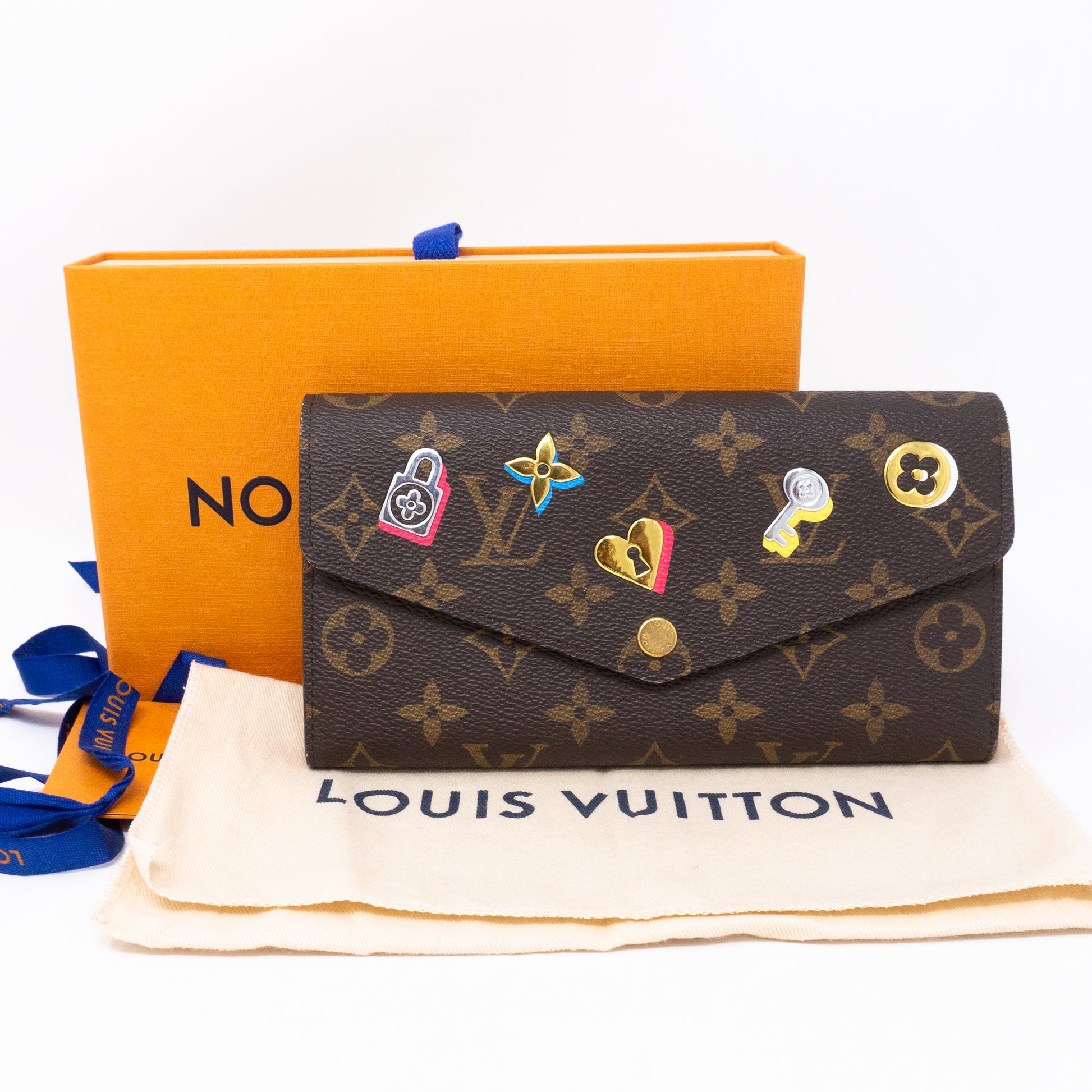 Louis Vuitton Sarah Wallet NM Limited Edition Love Lock Monogram Canvas -  ShopStyle