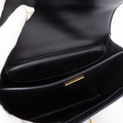 Cahier Black Leather Bag