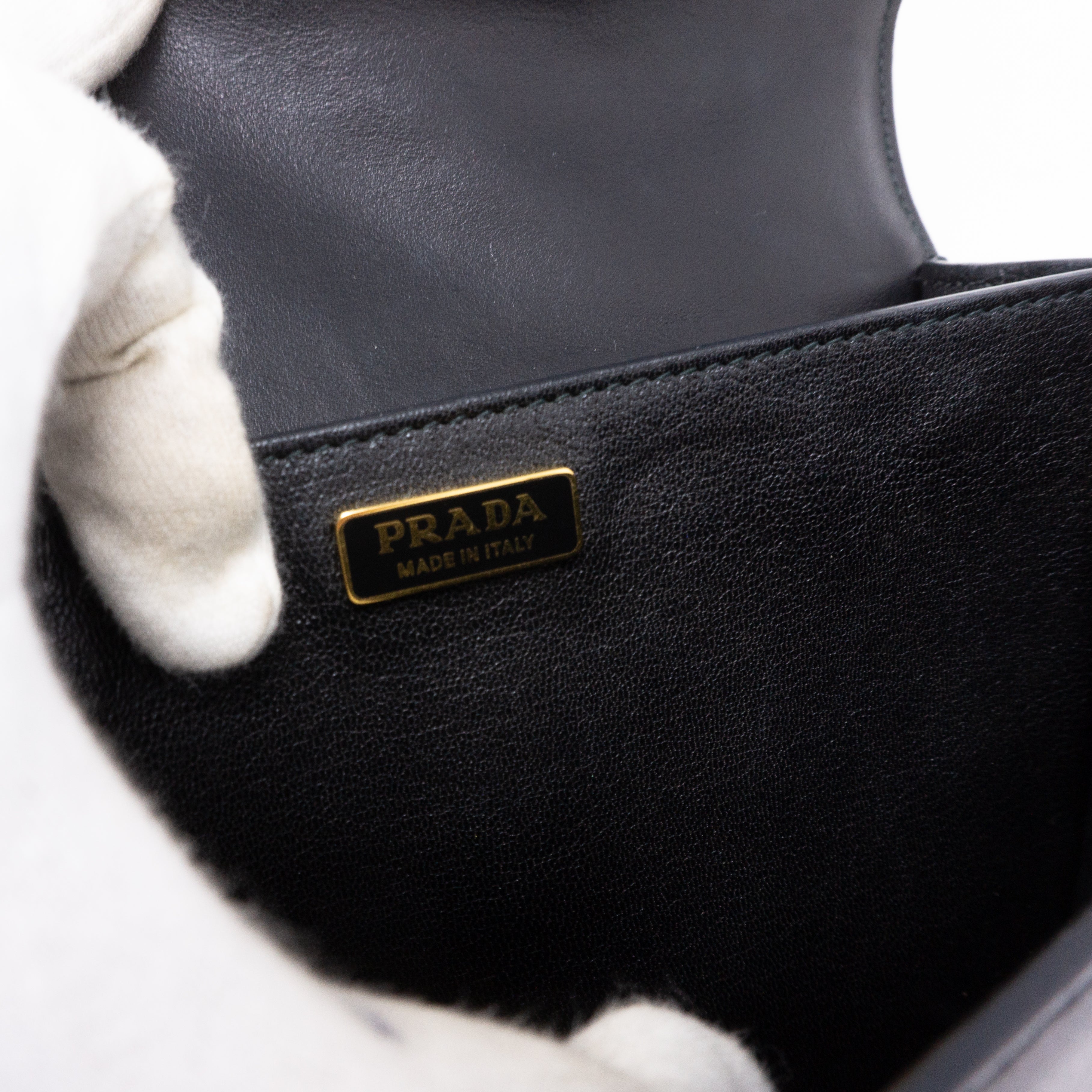Cahier Black Leather Bag