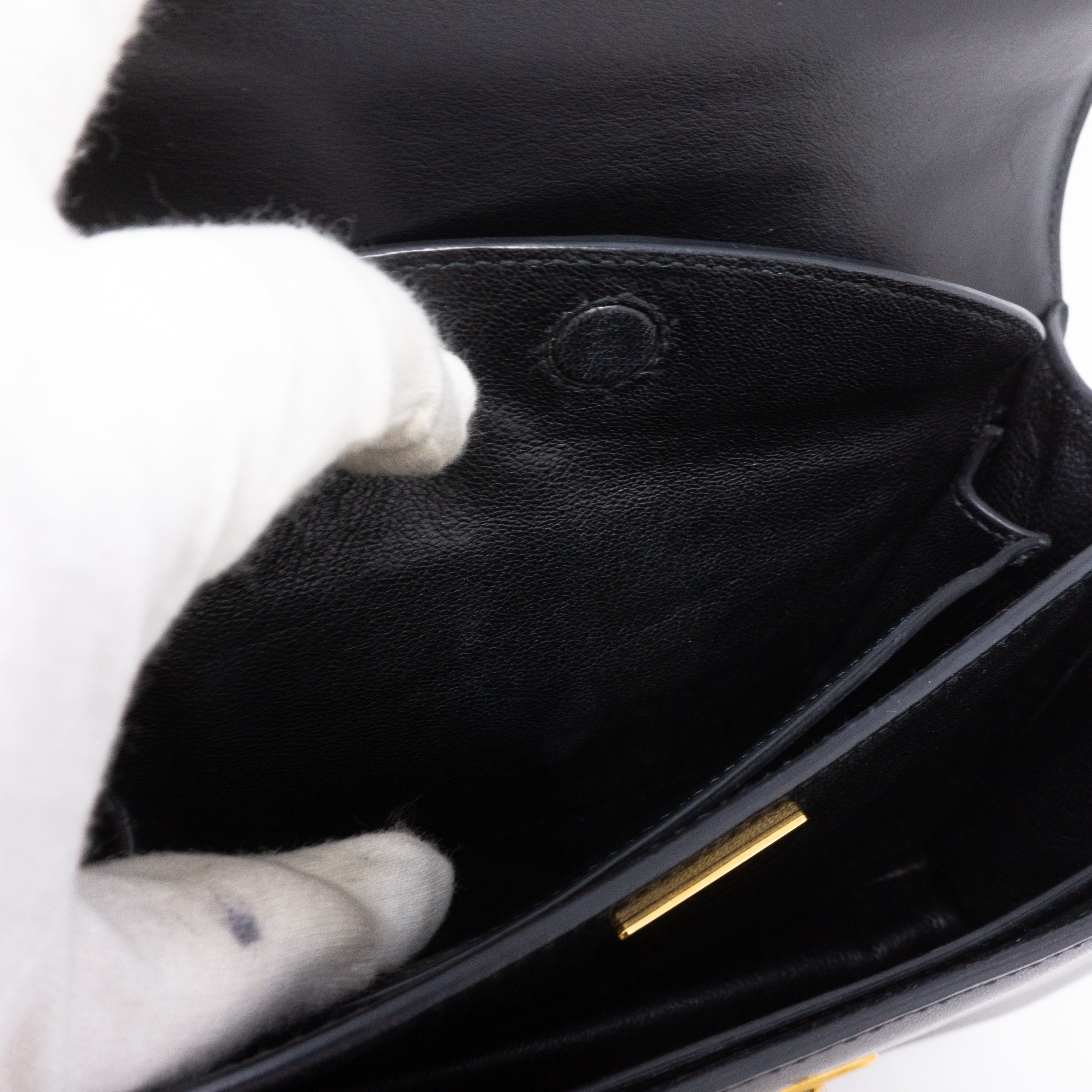 Cahier Black Leather Bag