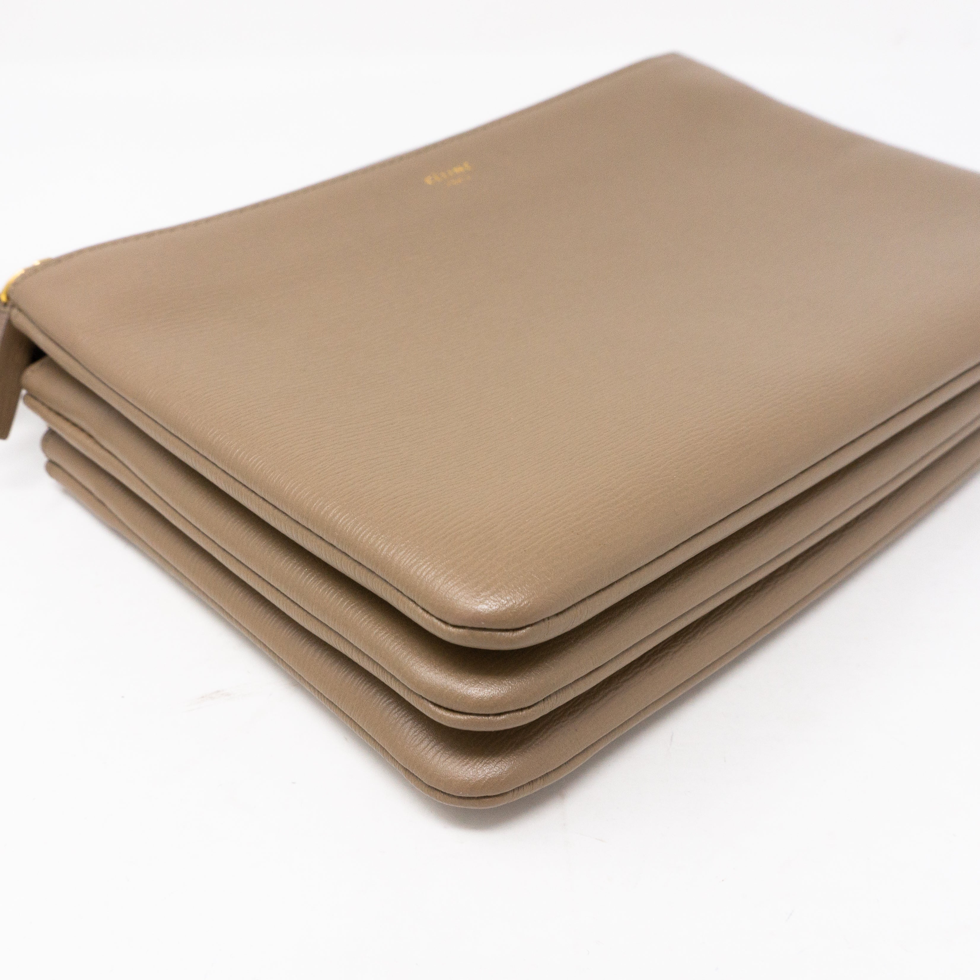 Trio Bag Taupe Leather
