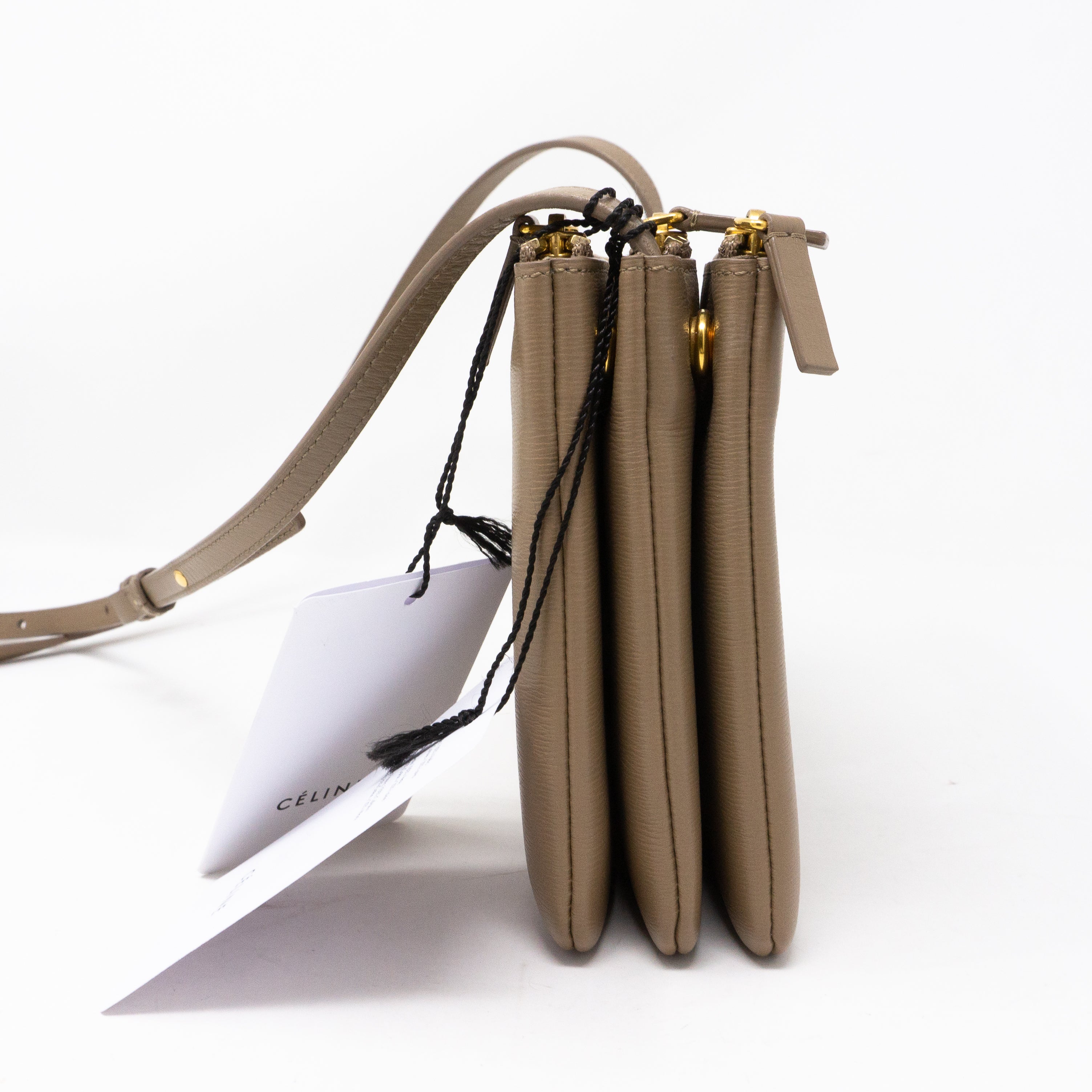 Trio Bag Taupe Leather