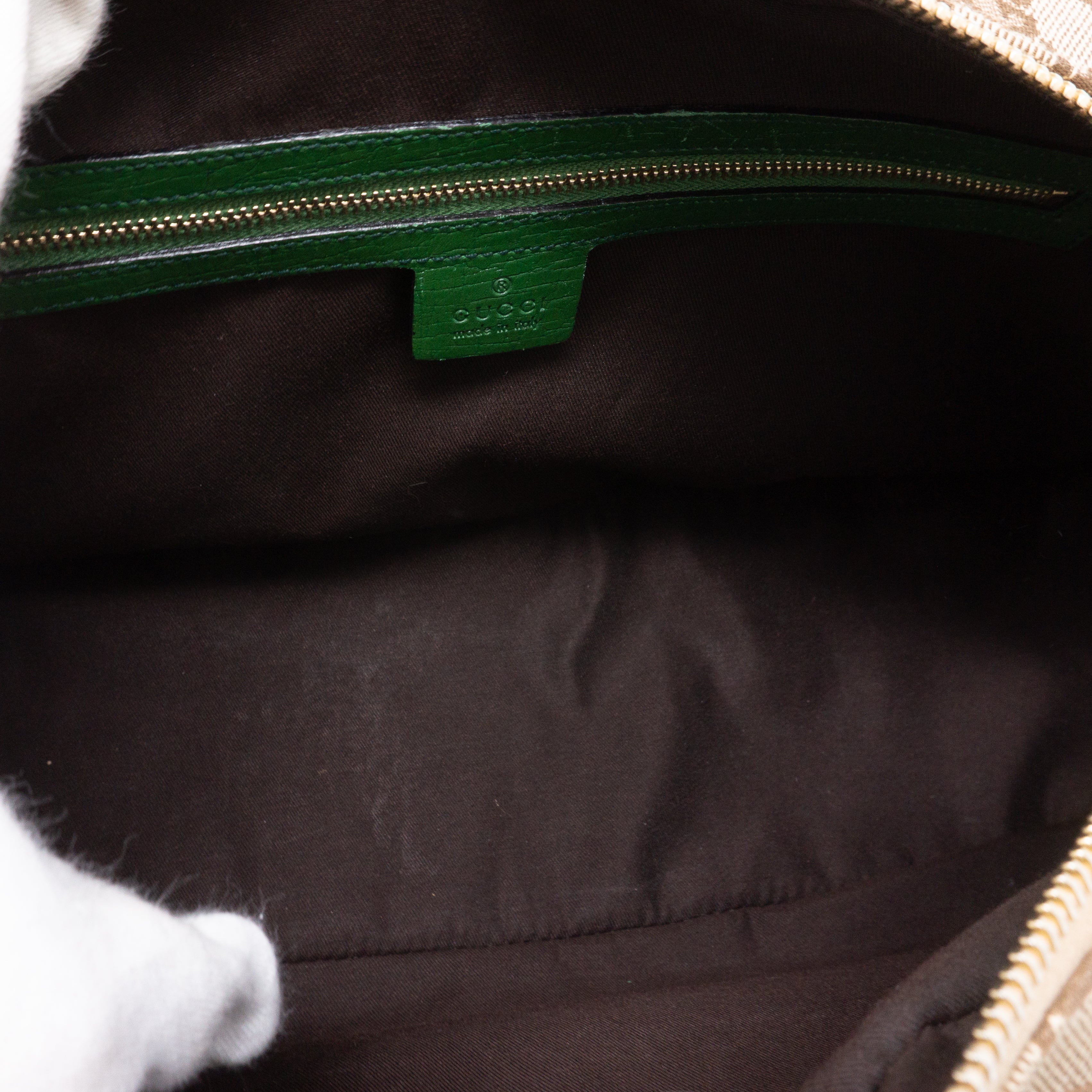 Horsebit Chain Shoulder Bag Green