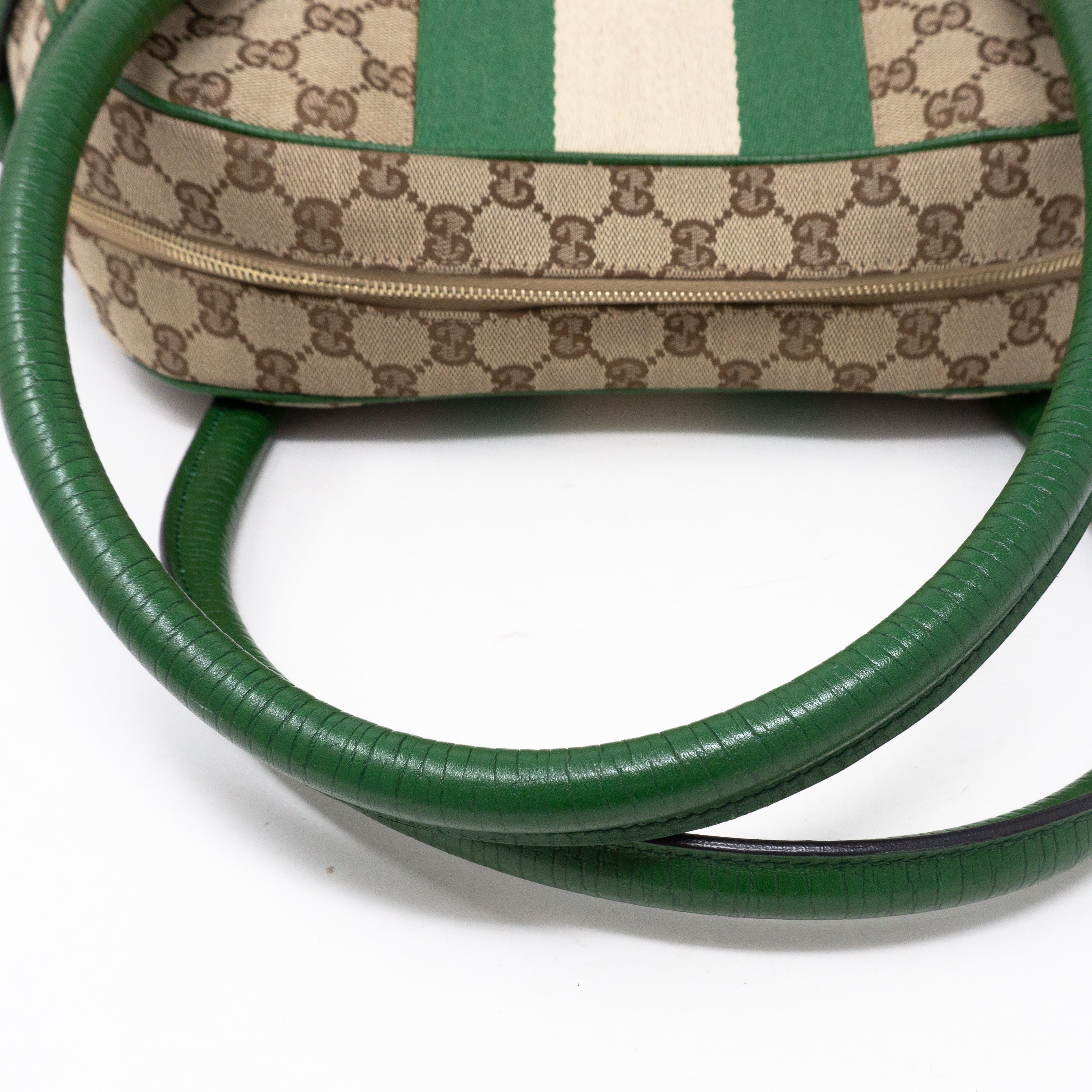 Horsebit Chain Shoulder Bag Green