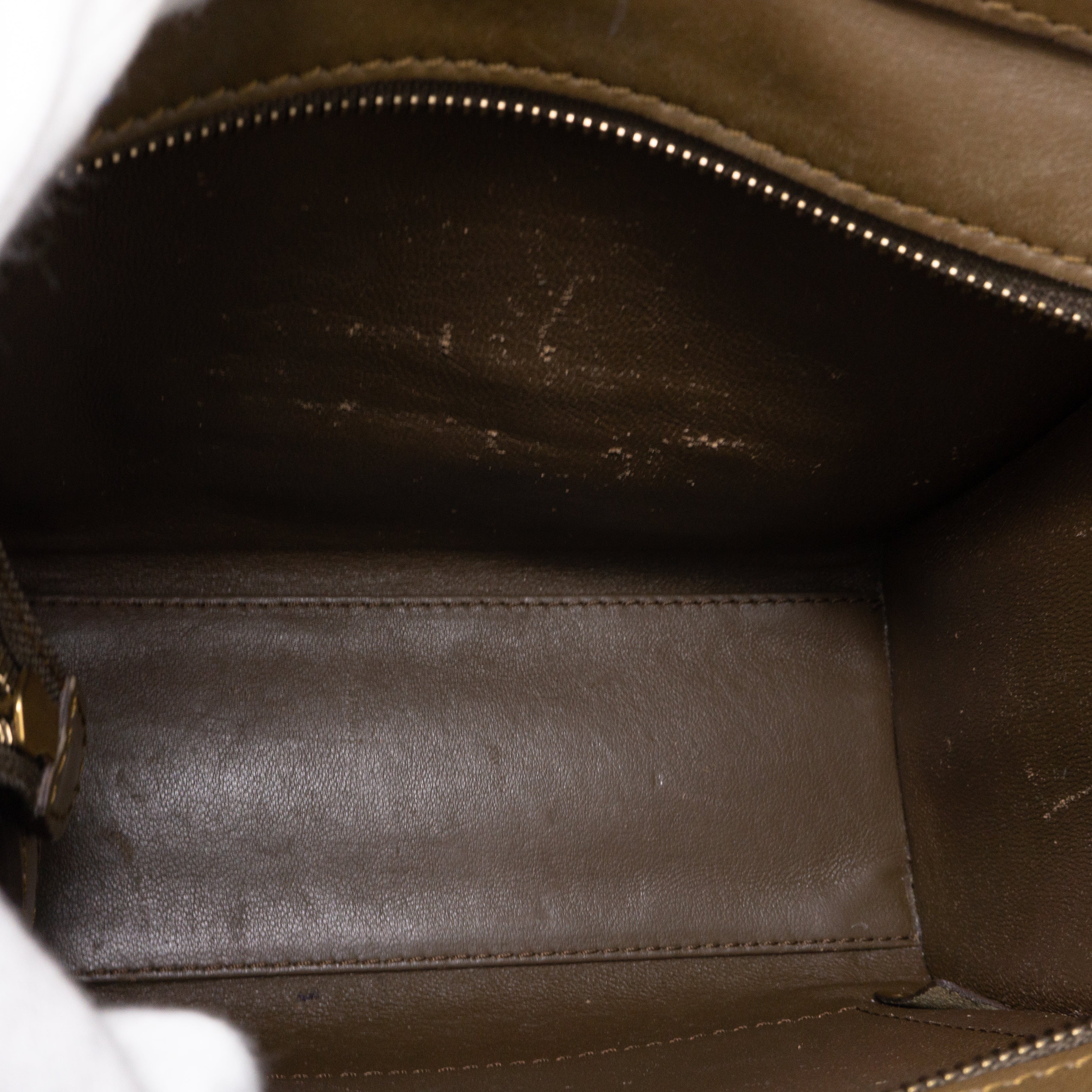 Nano Luggage Tri-color Leather