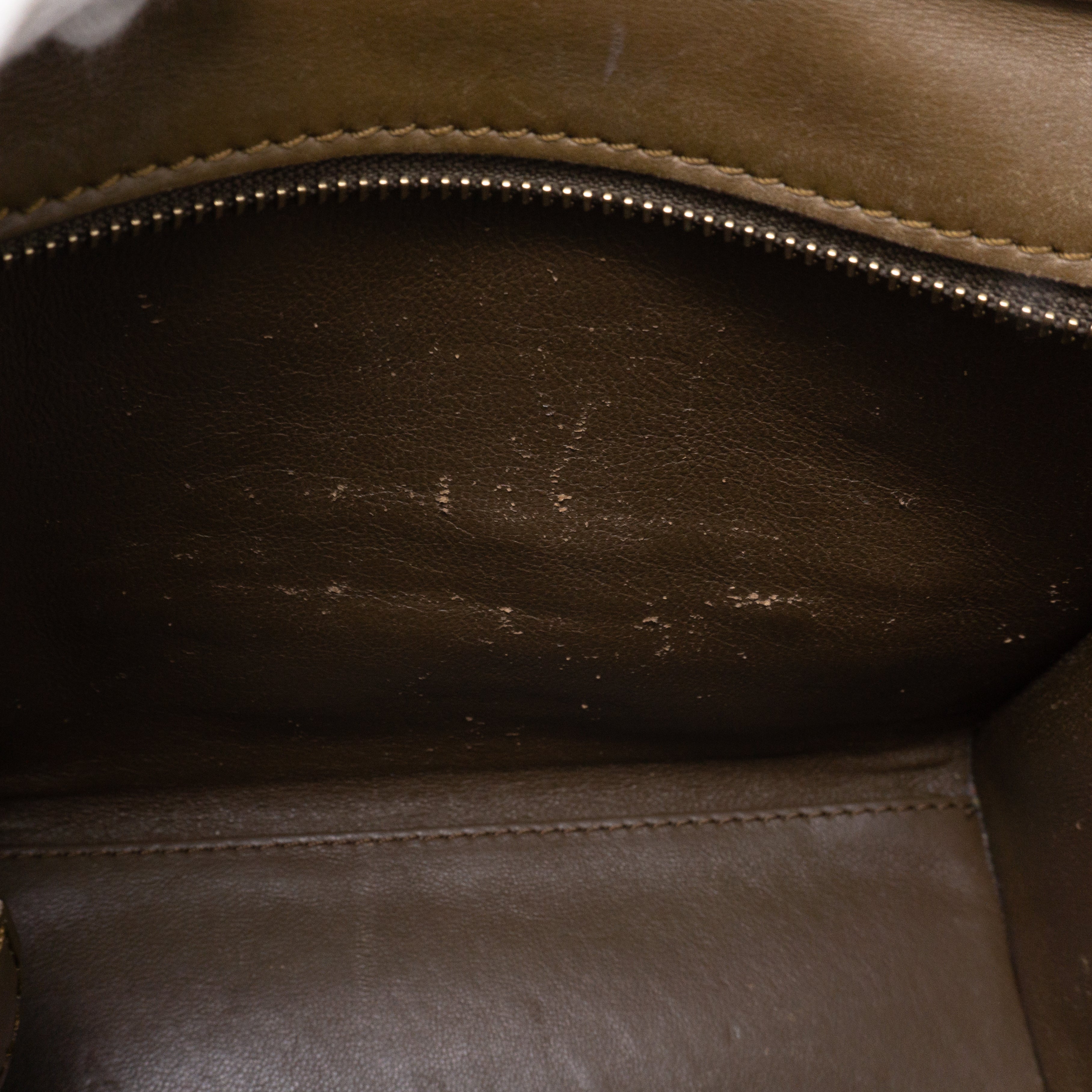 Nano Luggage Tri-color Leather