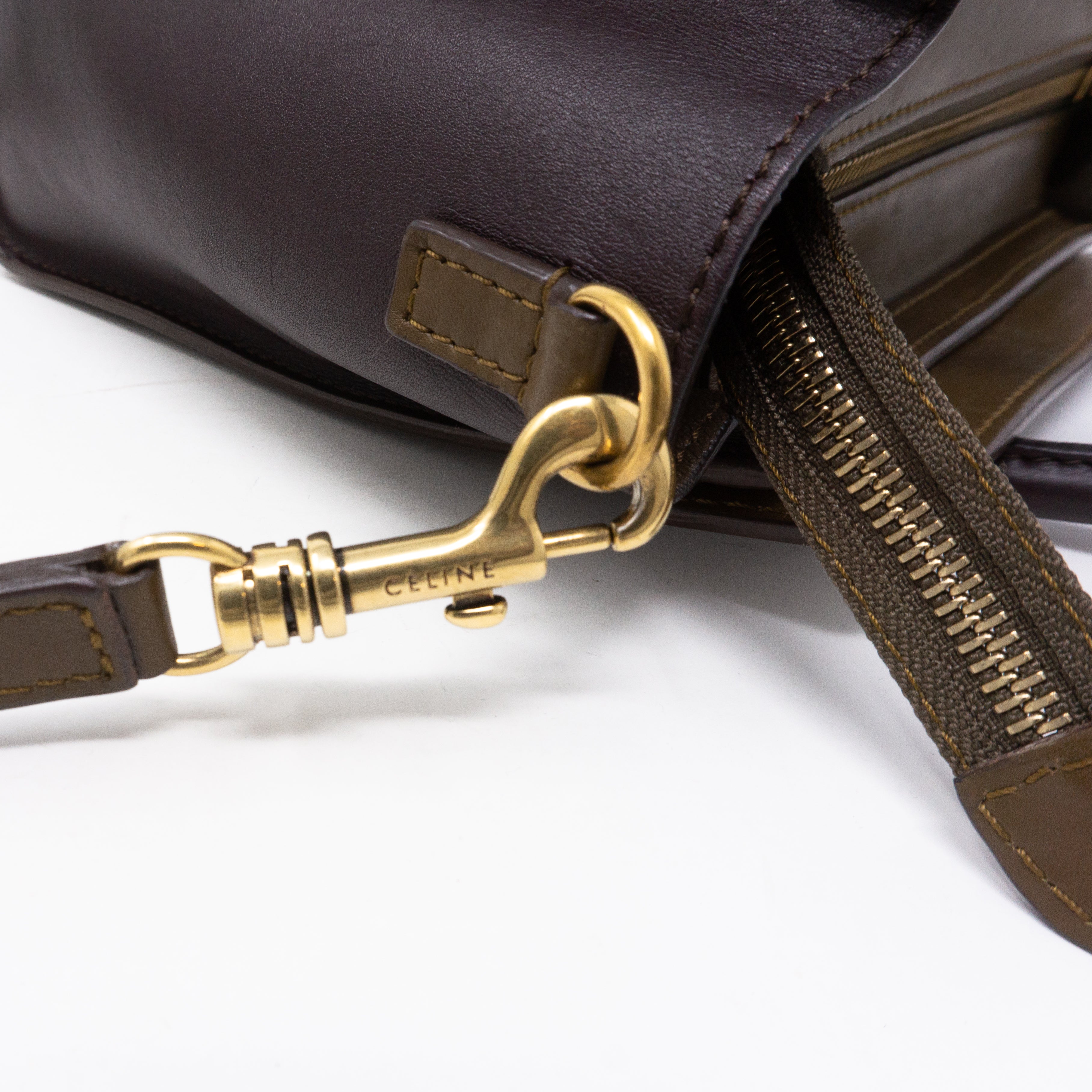 Nano Luggage Tri-color Leather