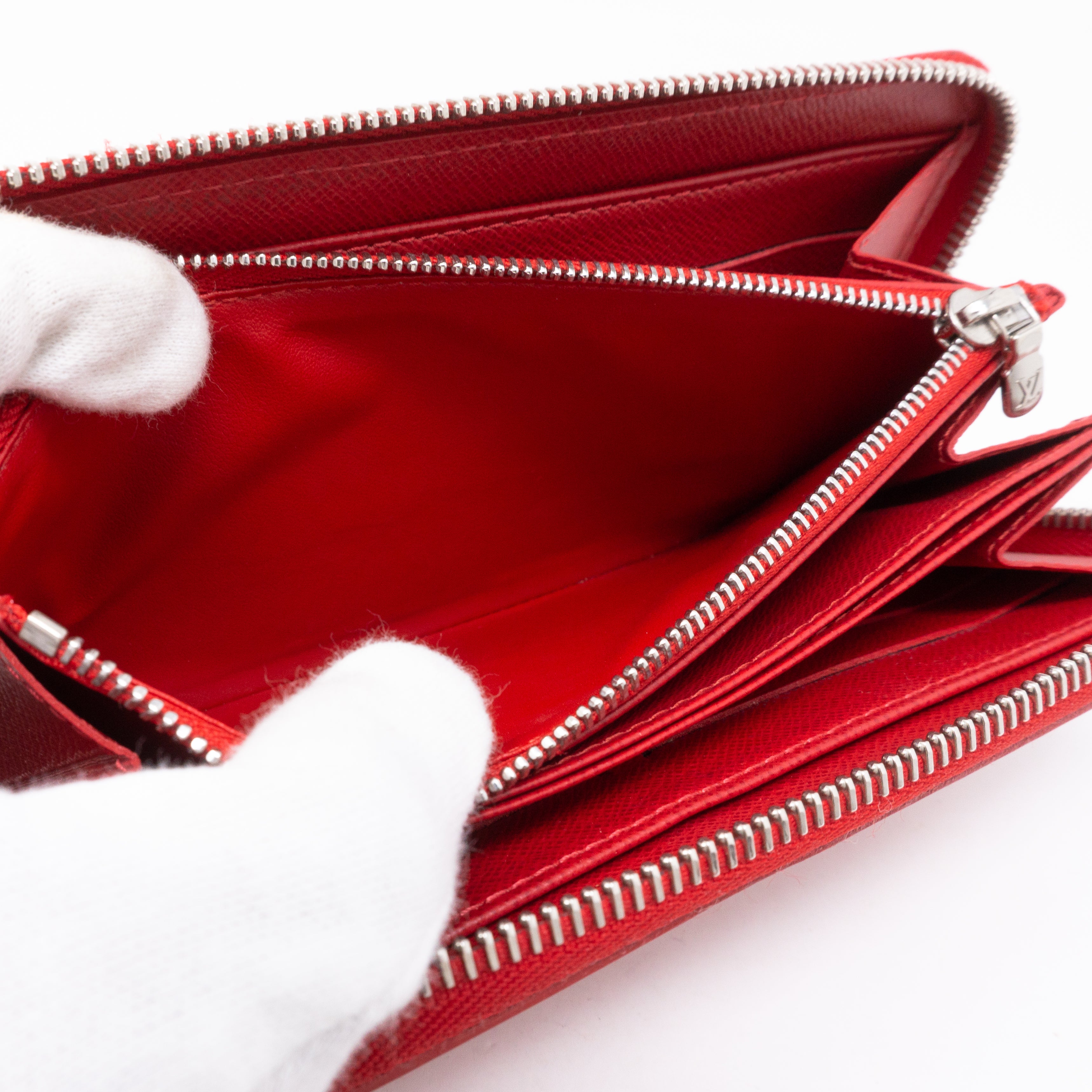 Zippy Wallet Epi Leather Red