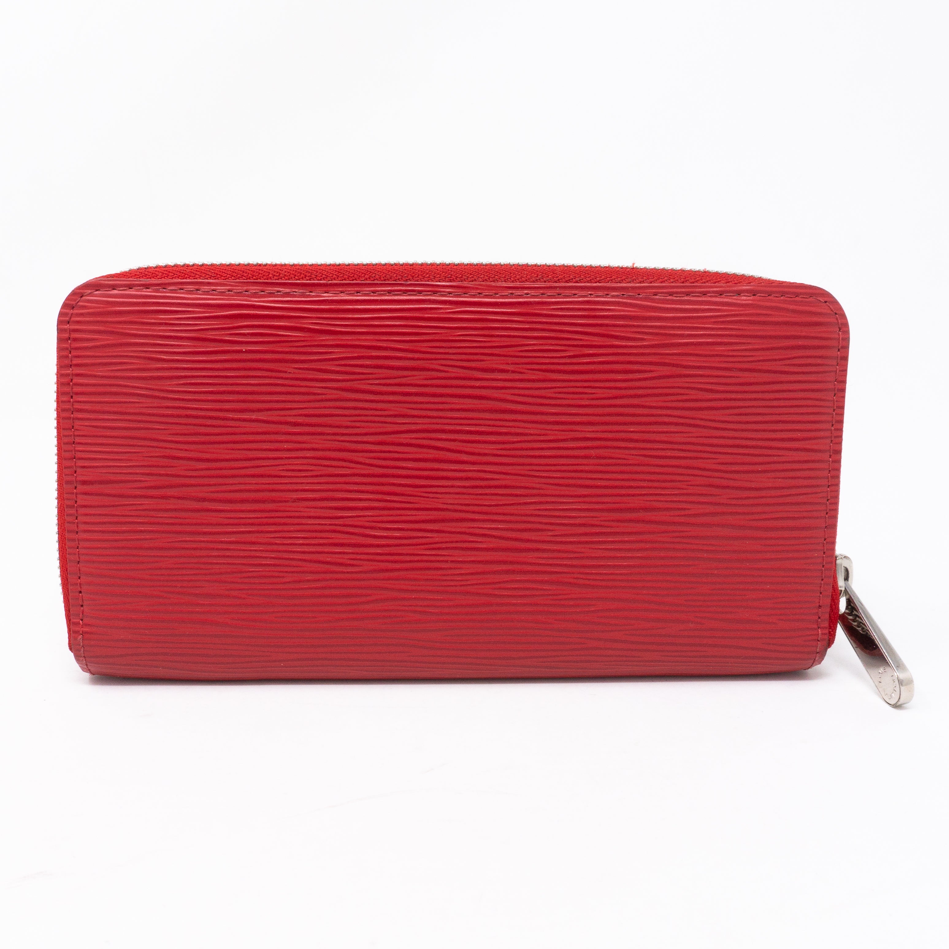 Zippy Wallet Epi Leather Red