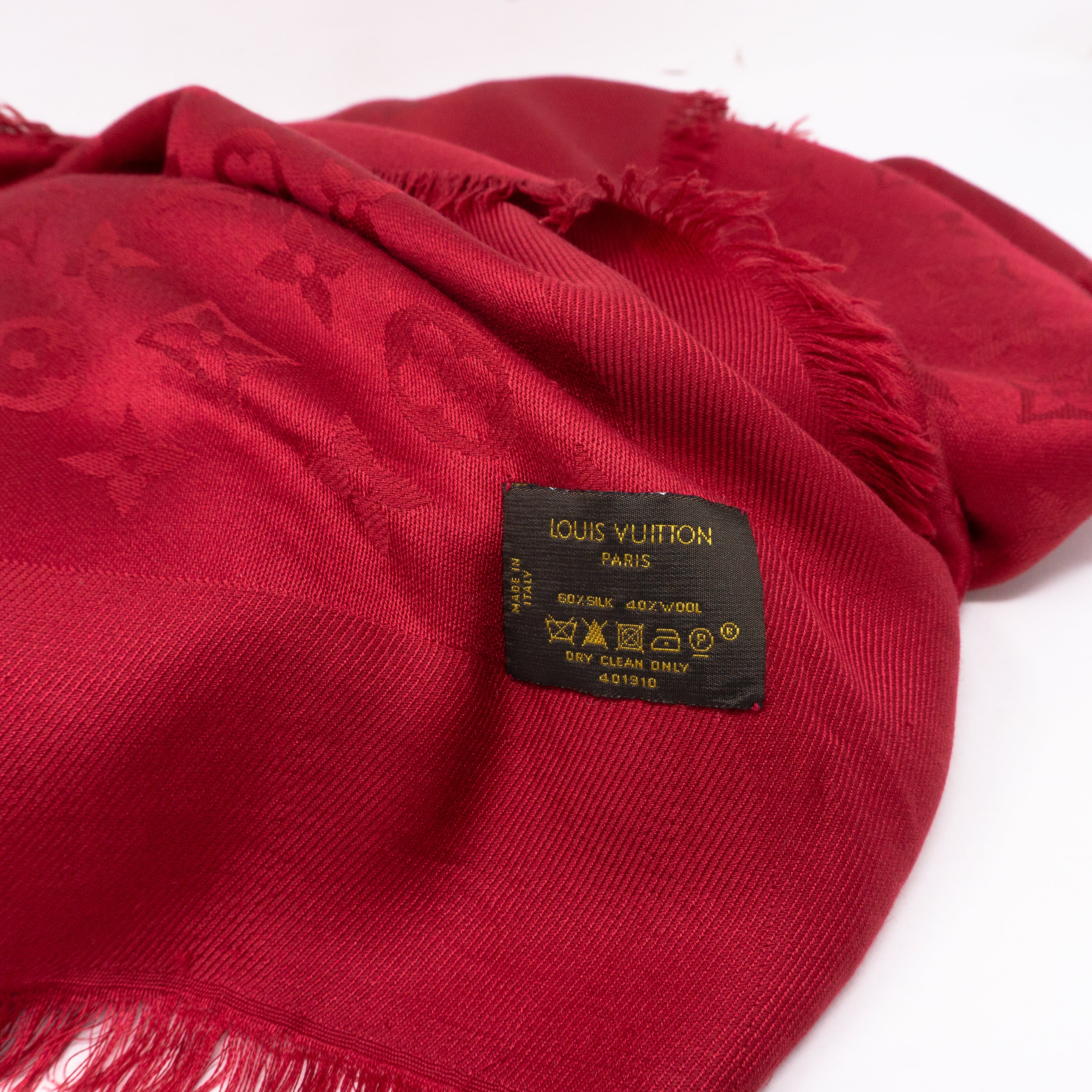 Monogram Shawl Pomme d'Amour