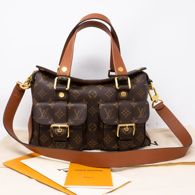 Manhattan NM Monogram Caramel