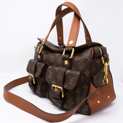 Manhattan NM Monogram Caramel