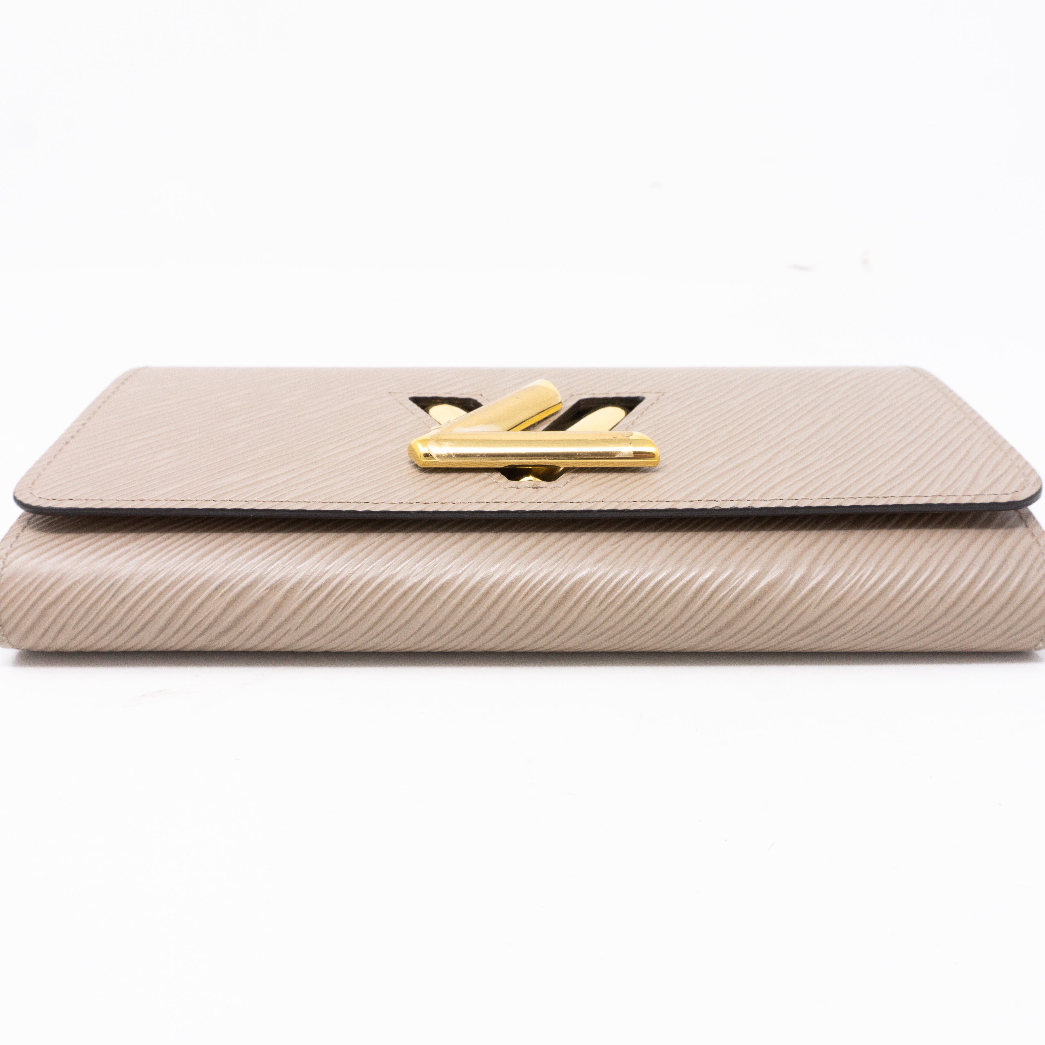 Twist Wallet Epi Leather Galet Grey