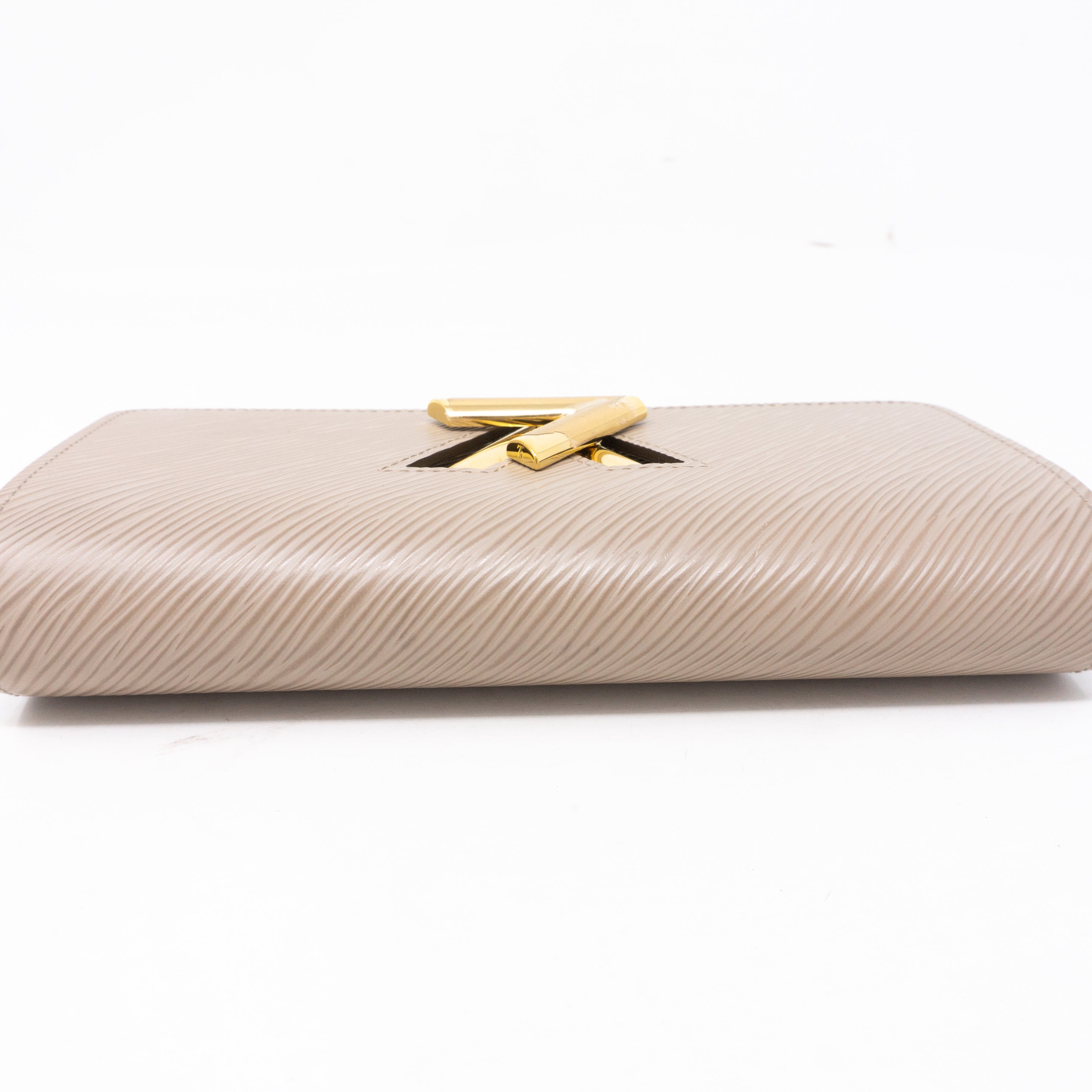 Twist Wallet Epi Leather Galet Grey