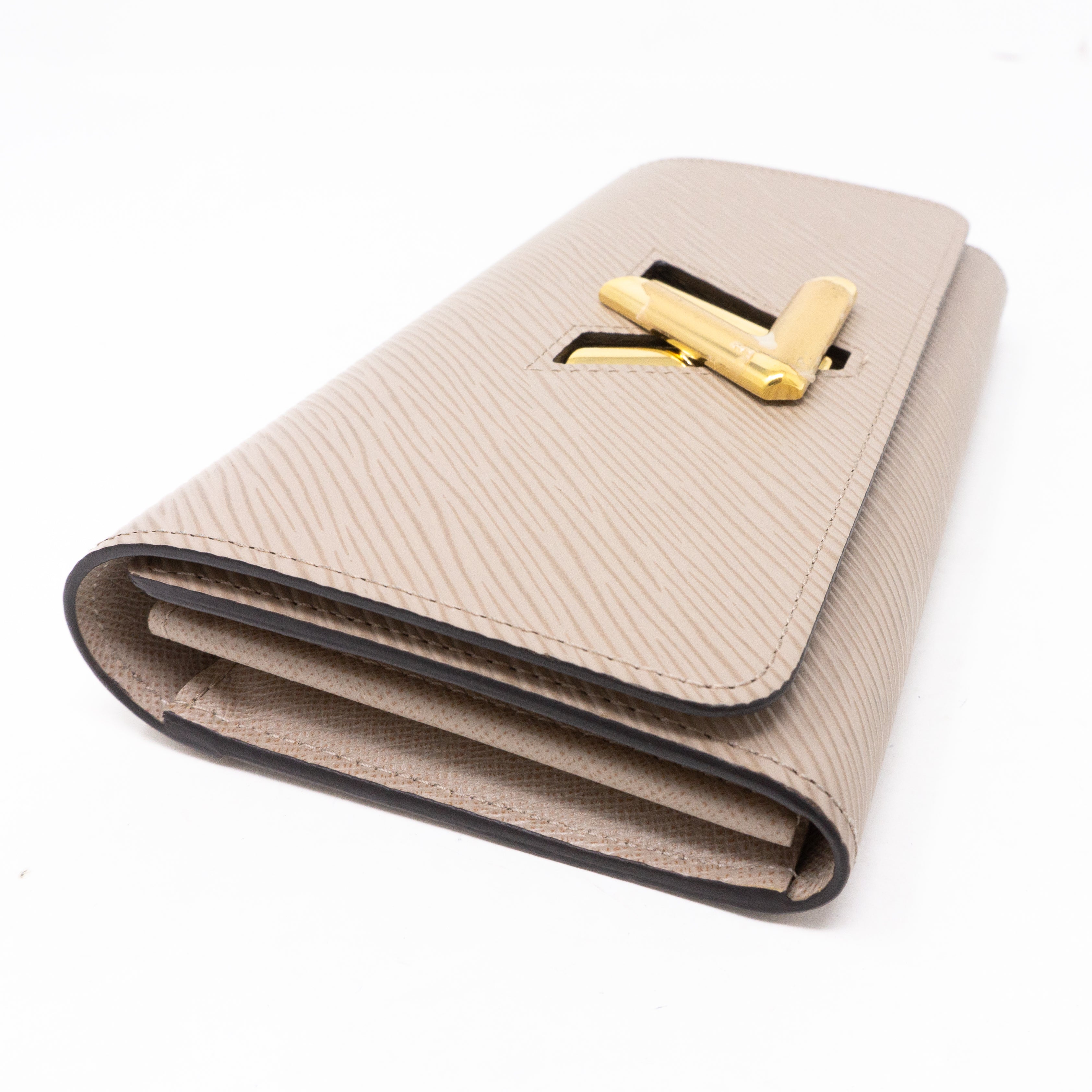 Twist Wallet Epi Leather Galet Grey