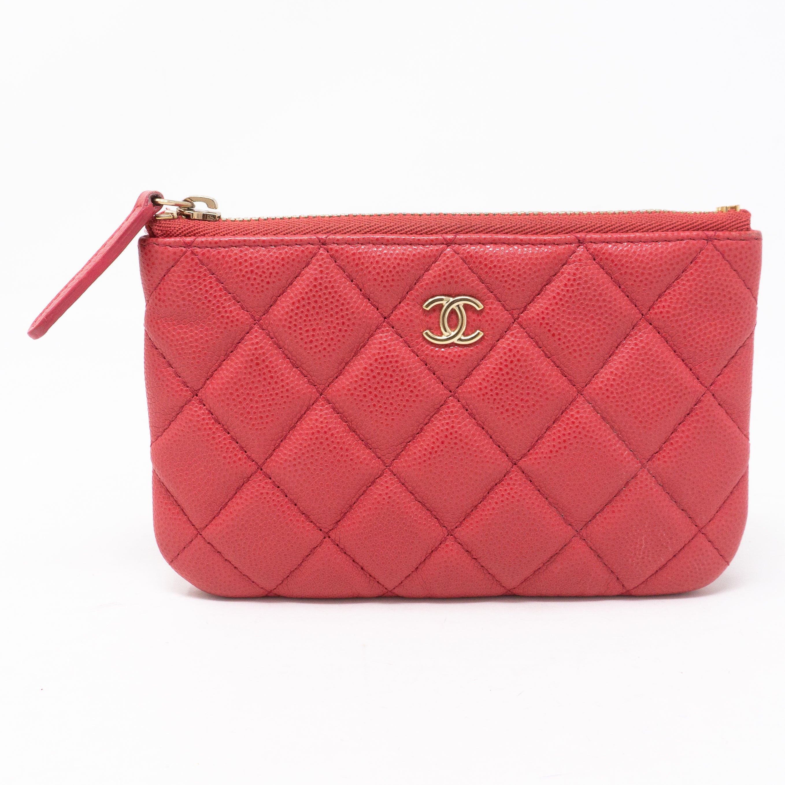 Classic Mini Pouch Pink Caviar