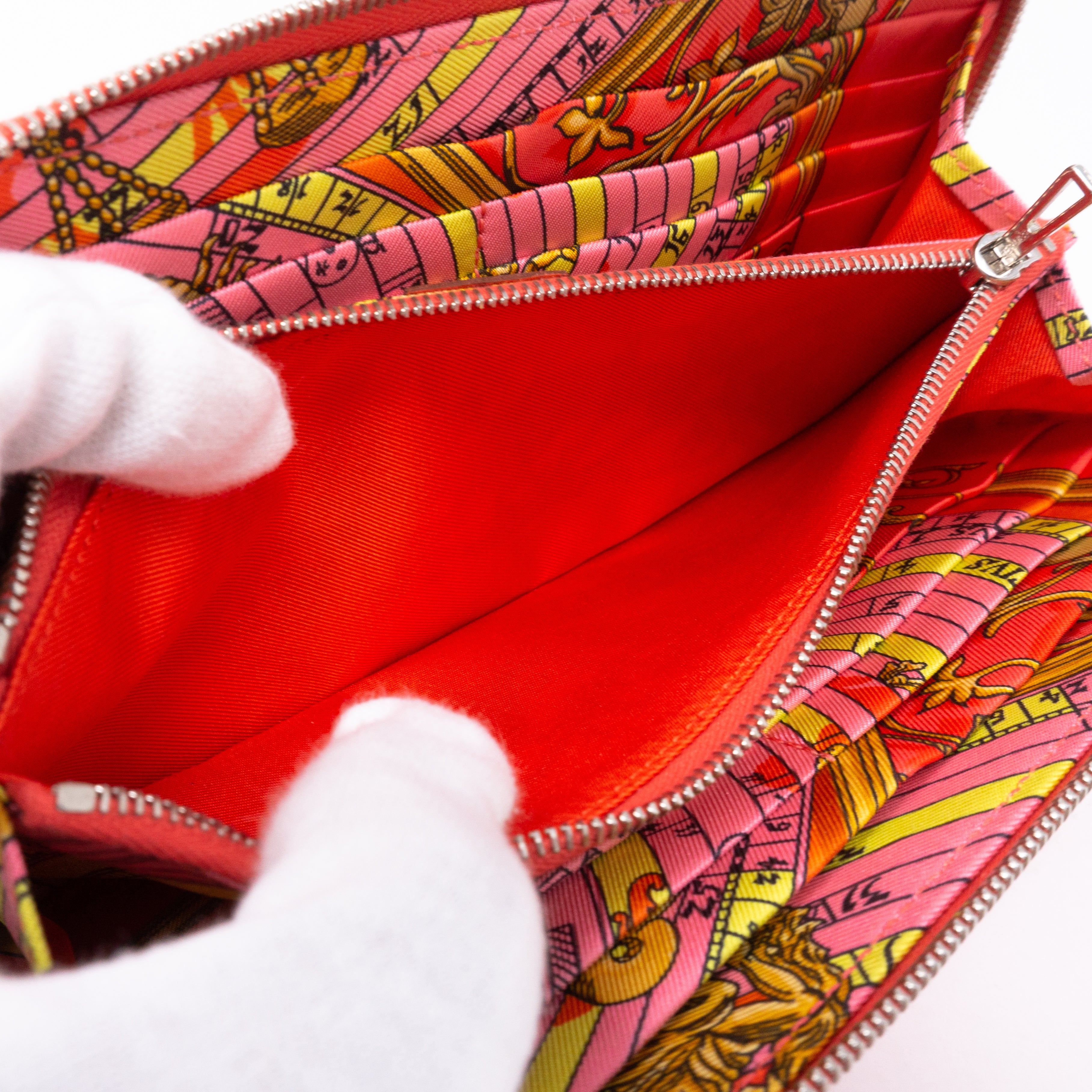 Silk'in Classic Wallet Rose Jaipur Leather