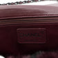 Flap Bag Dark Red Lapin Fur