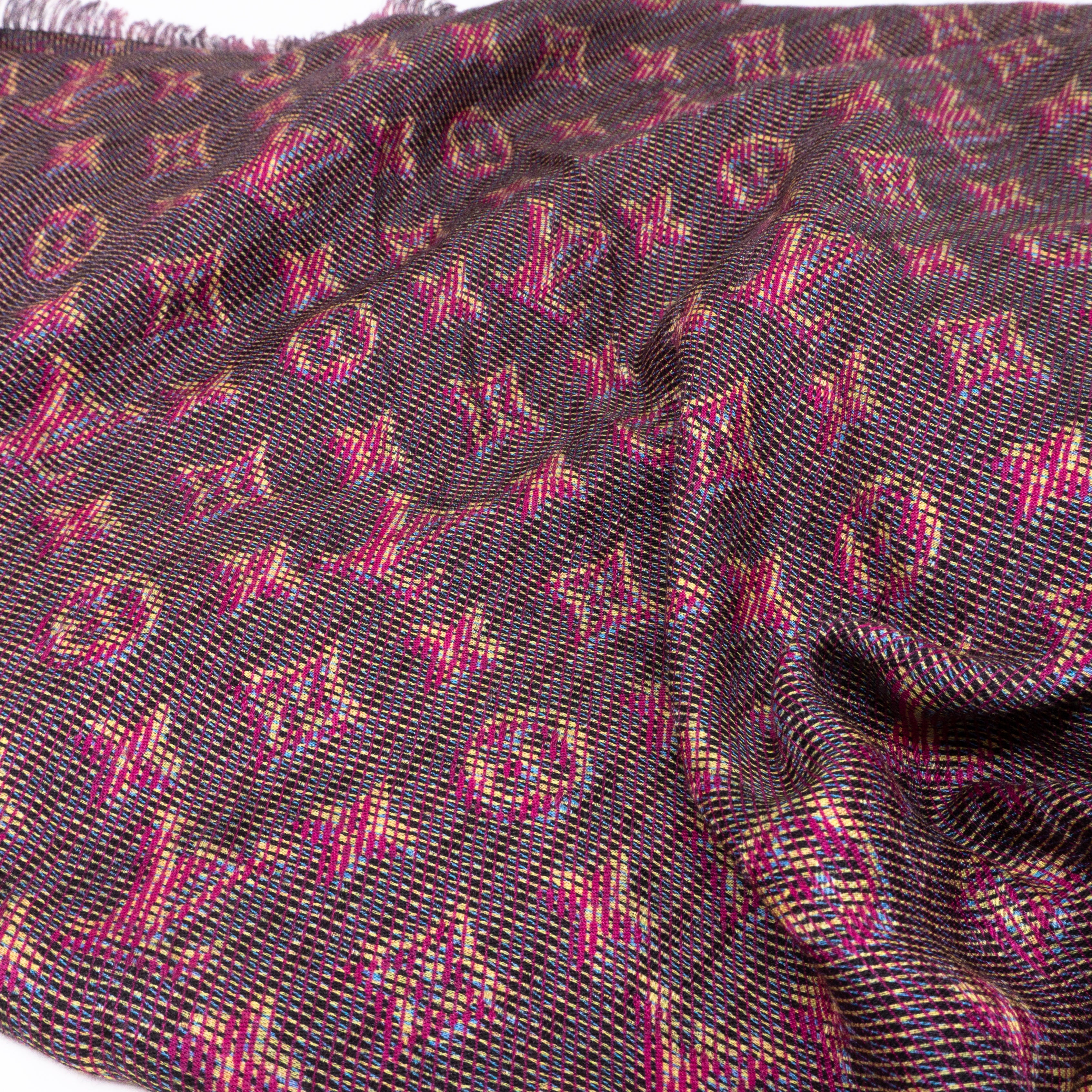 Monogram Damier Shawl Pop Pink