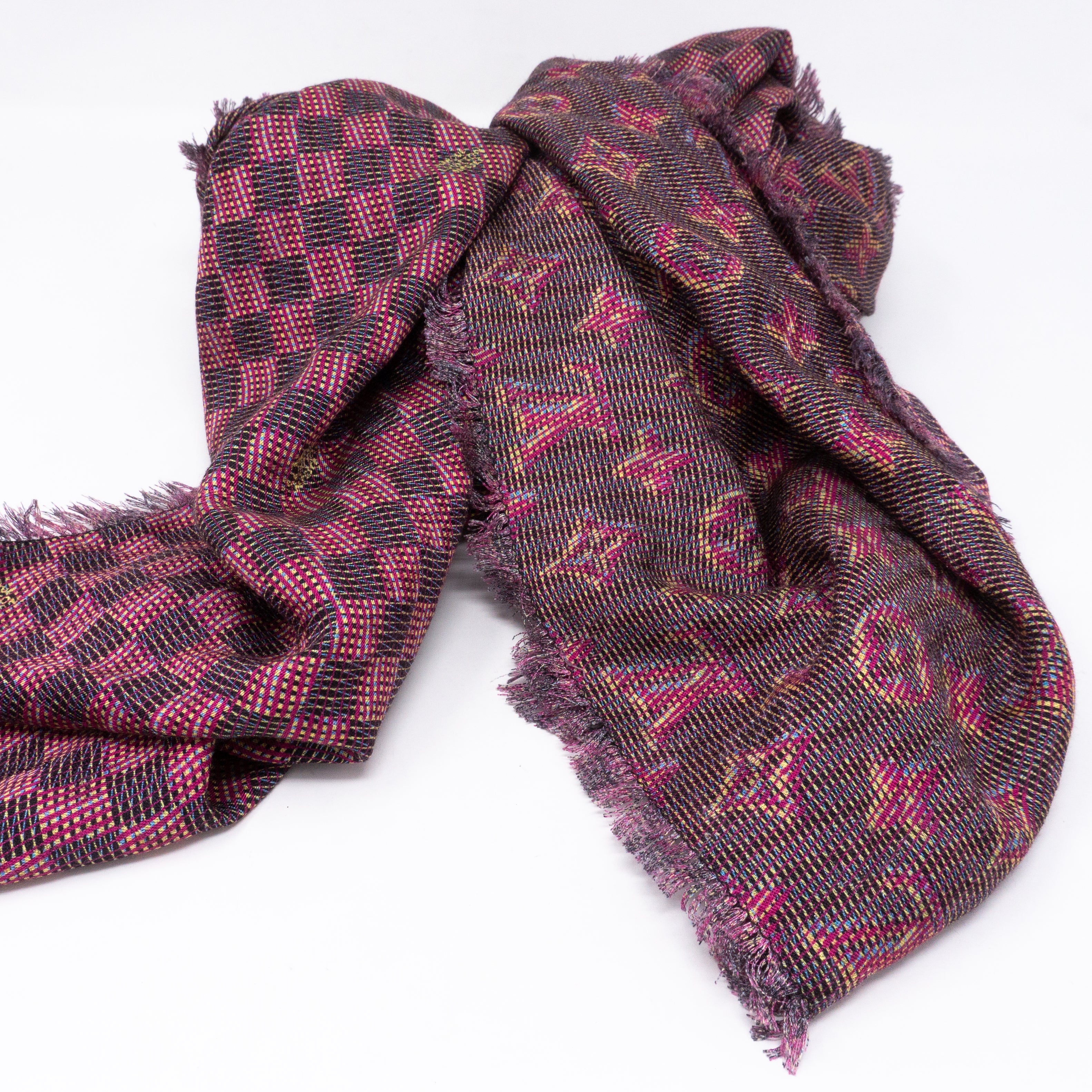 Monogram Damier Shawl Pop Pink