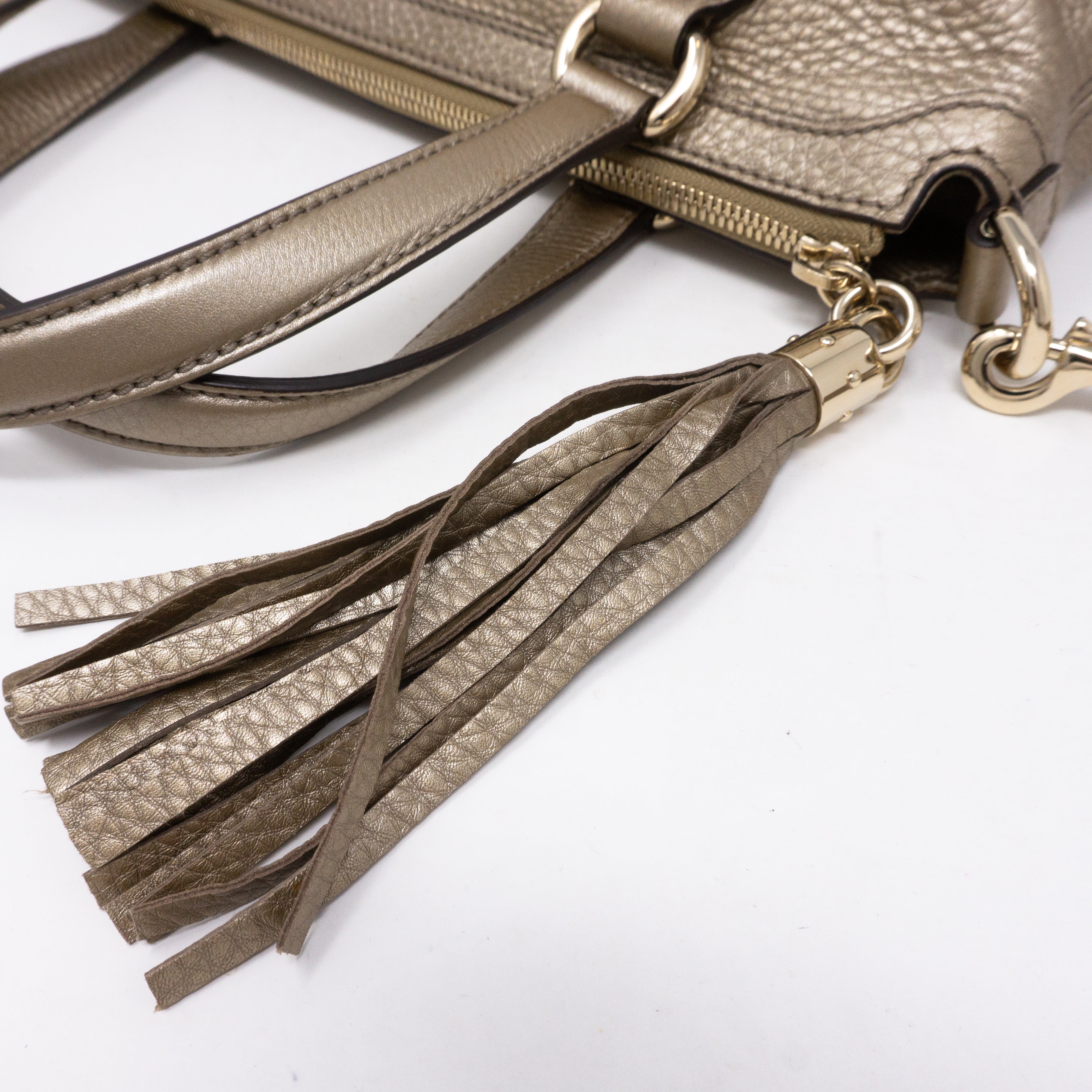 Soho Two Way Champagne Leather