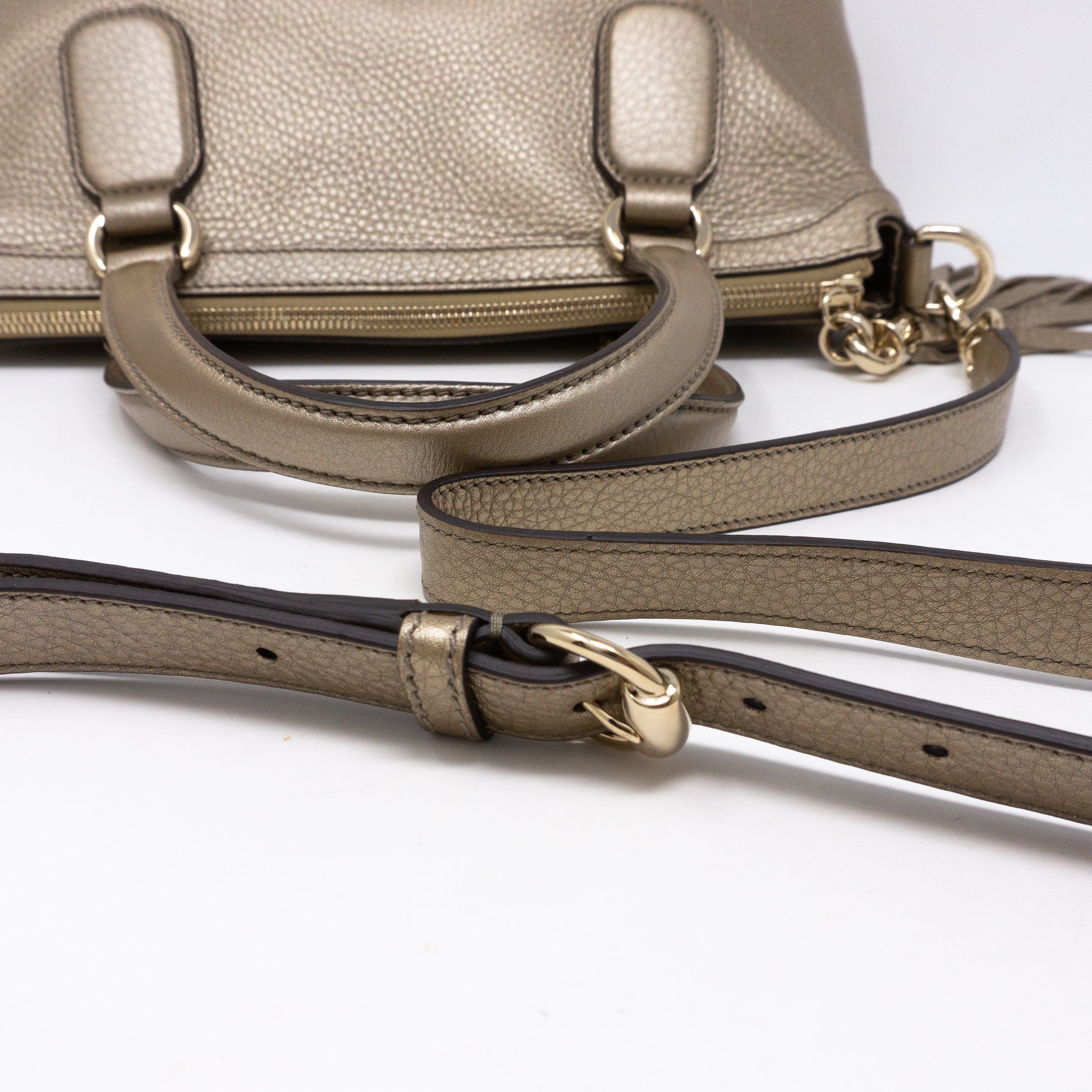 Soho Two Way Champagne Leather