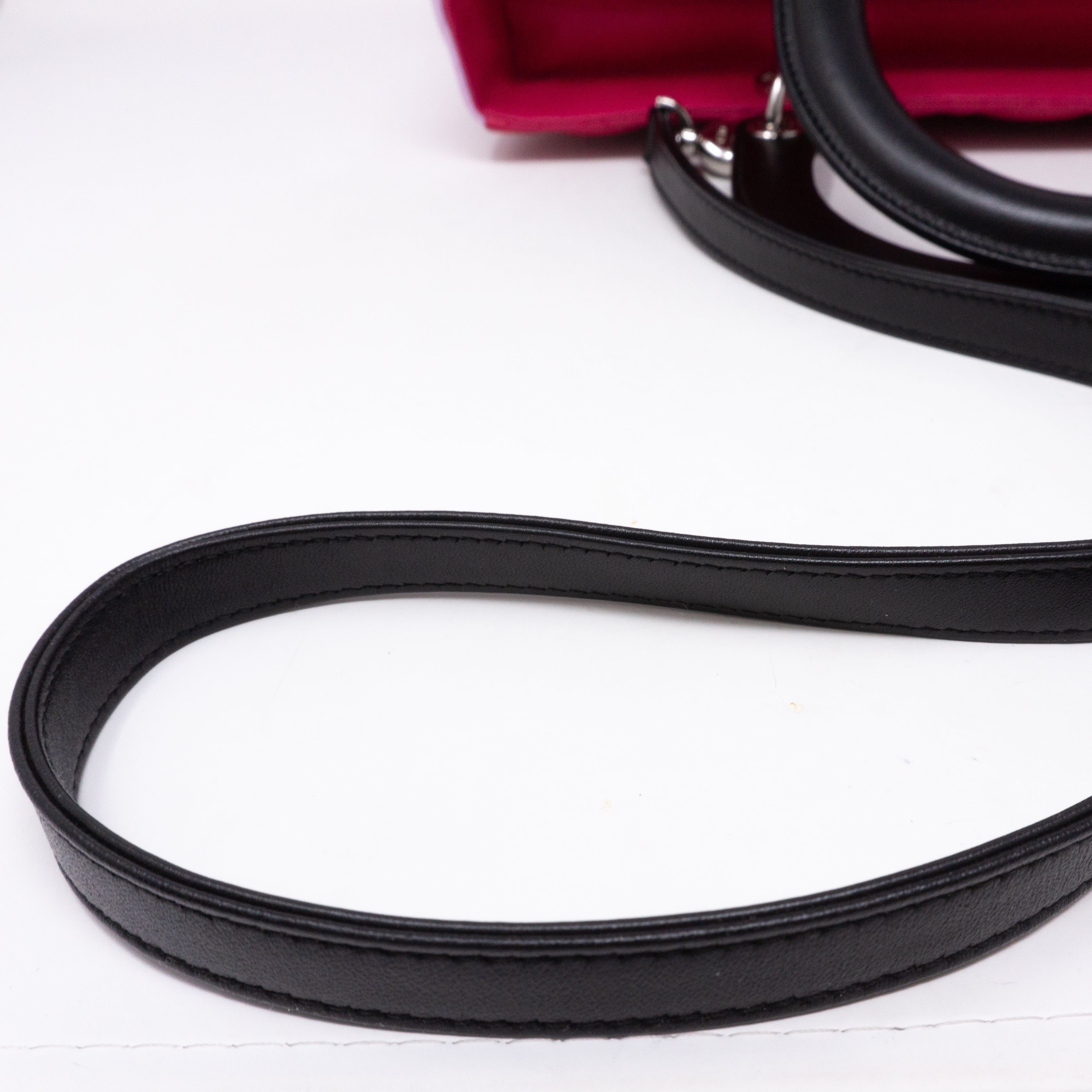 Lady Dior Large Pink Tricolor Leather