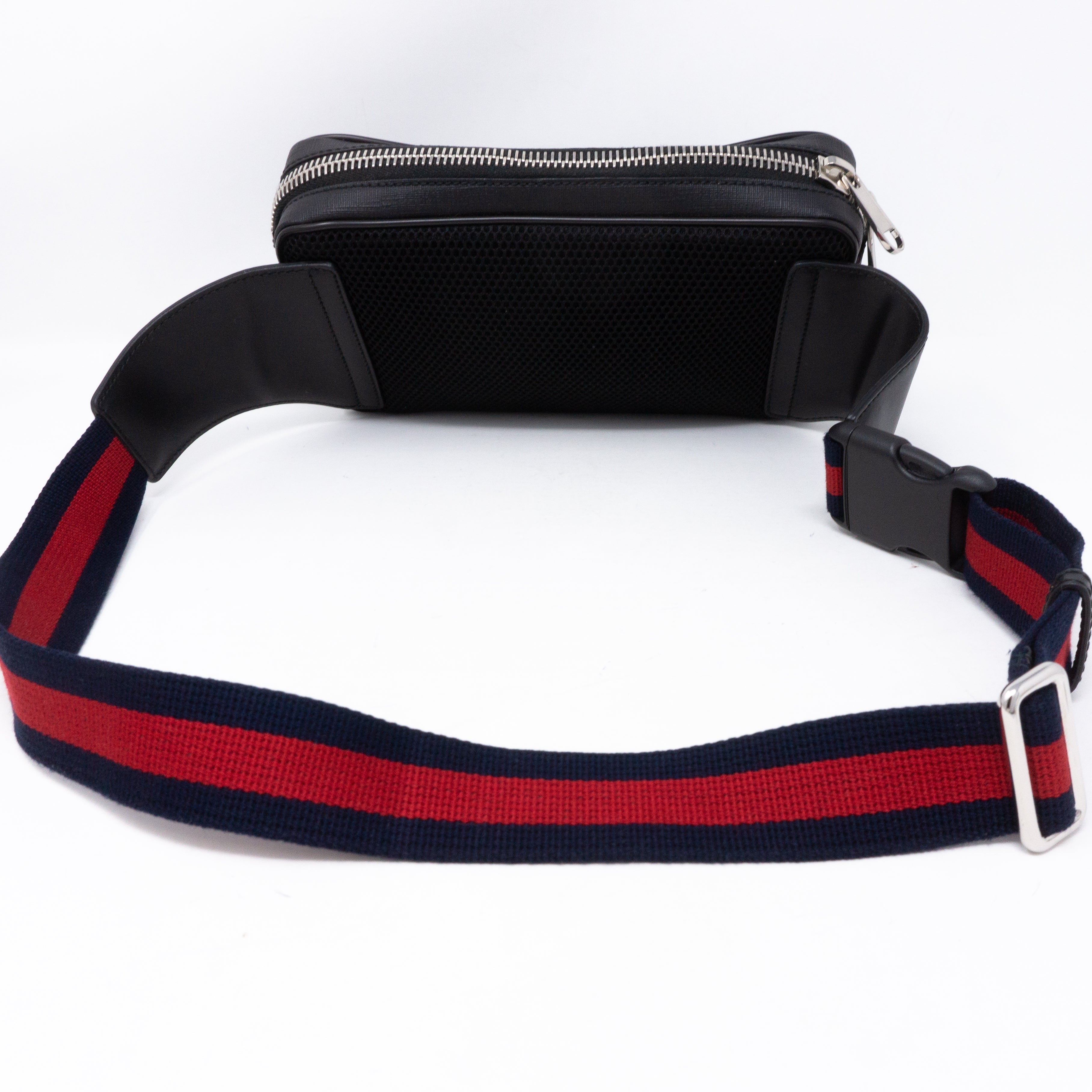 GG Supreme Black Belt Bag