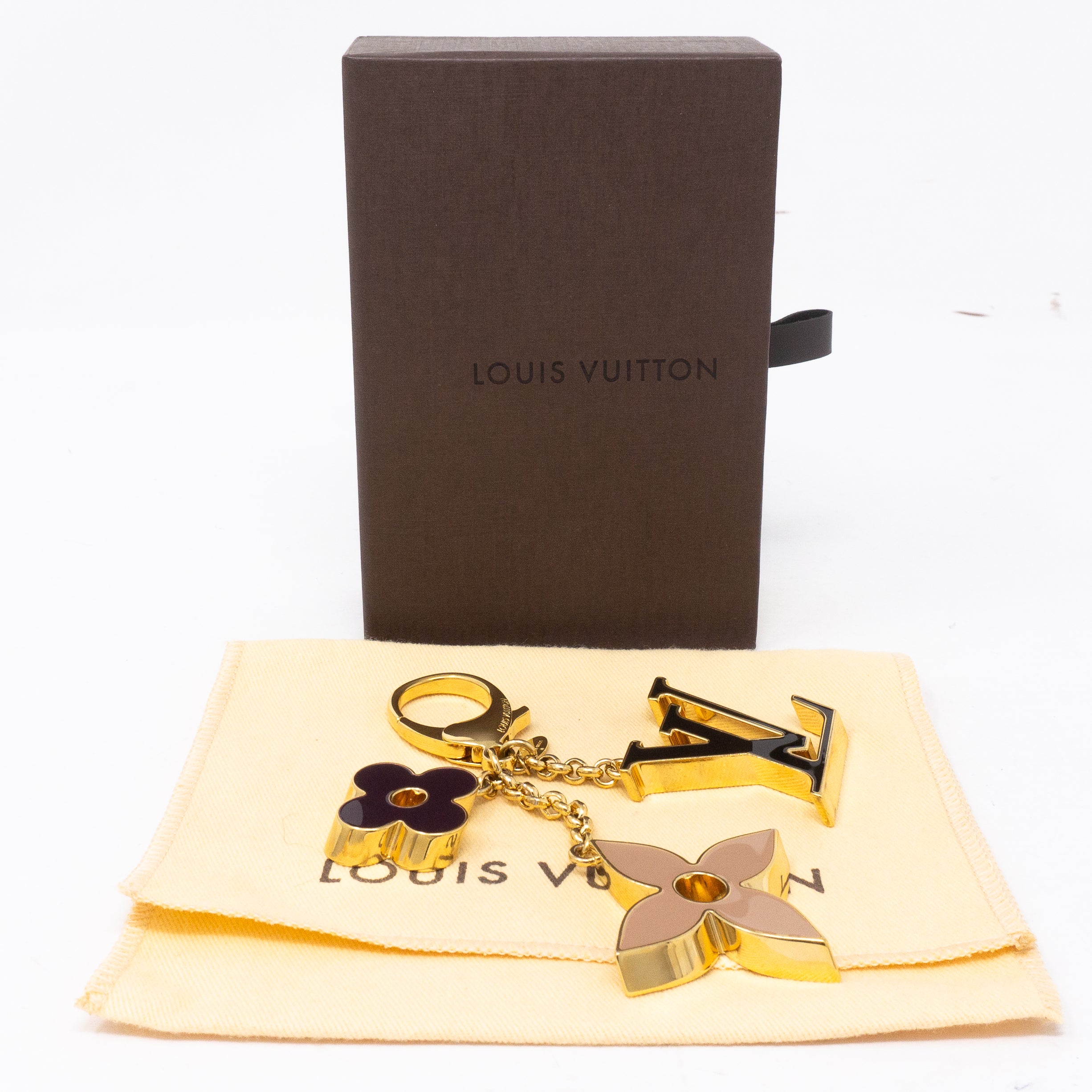 Fleur de Monogram Bag Charm