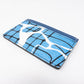 Card Holder Epi Leather Aqua Blue