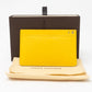 Card Holder Epi Leather Yellow