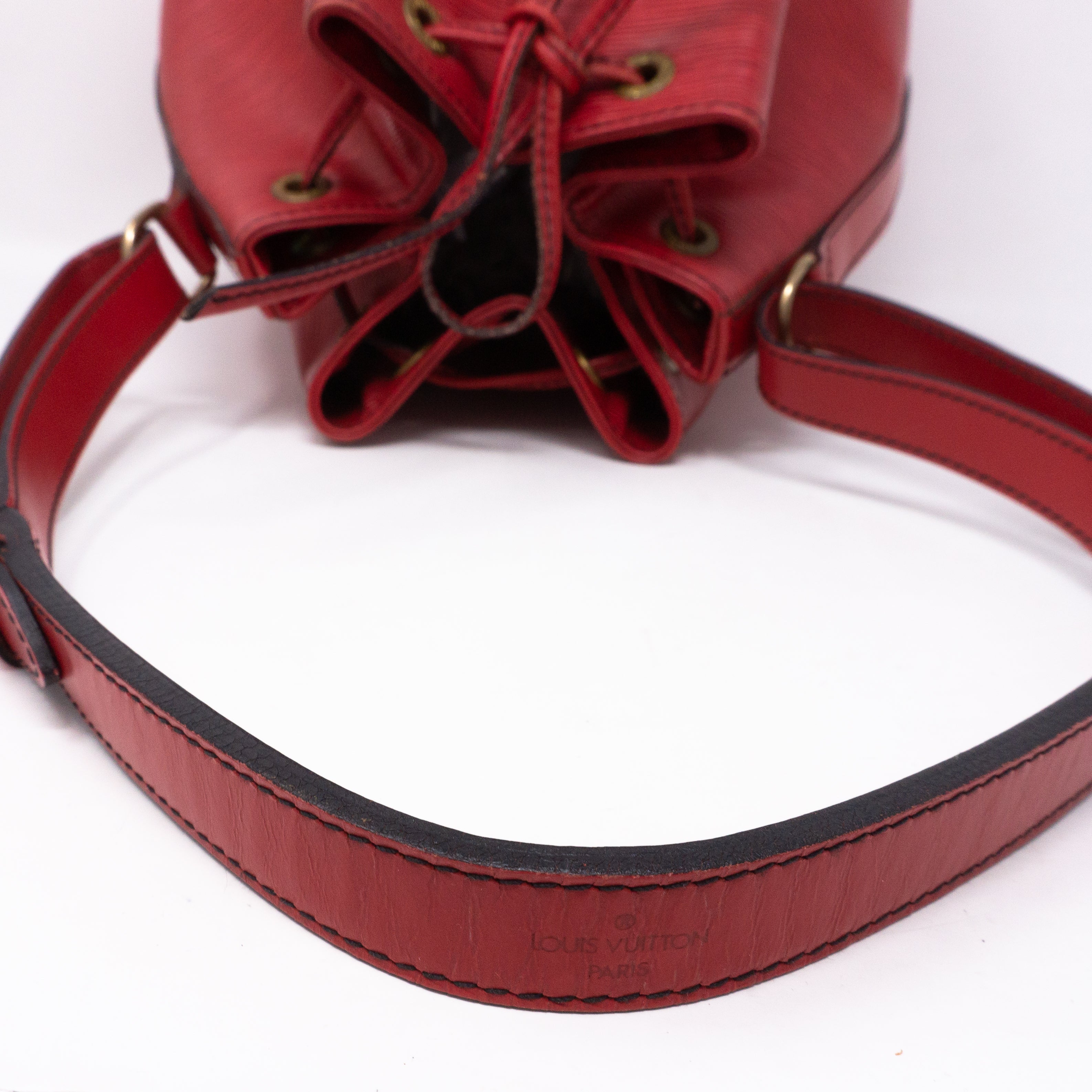 Petit Noe Red Epi Leather