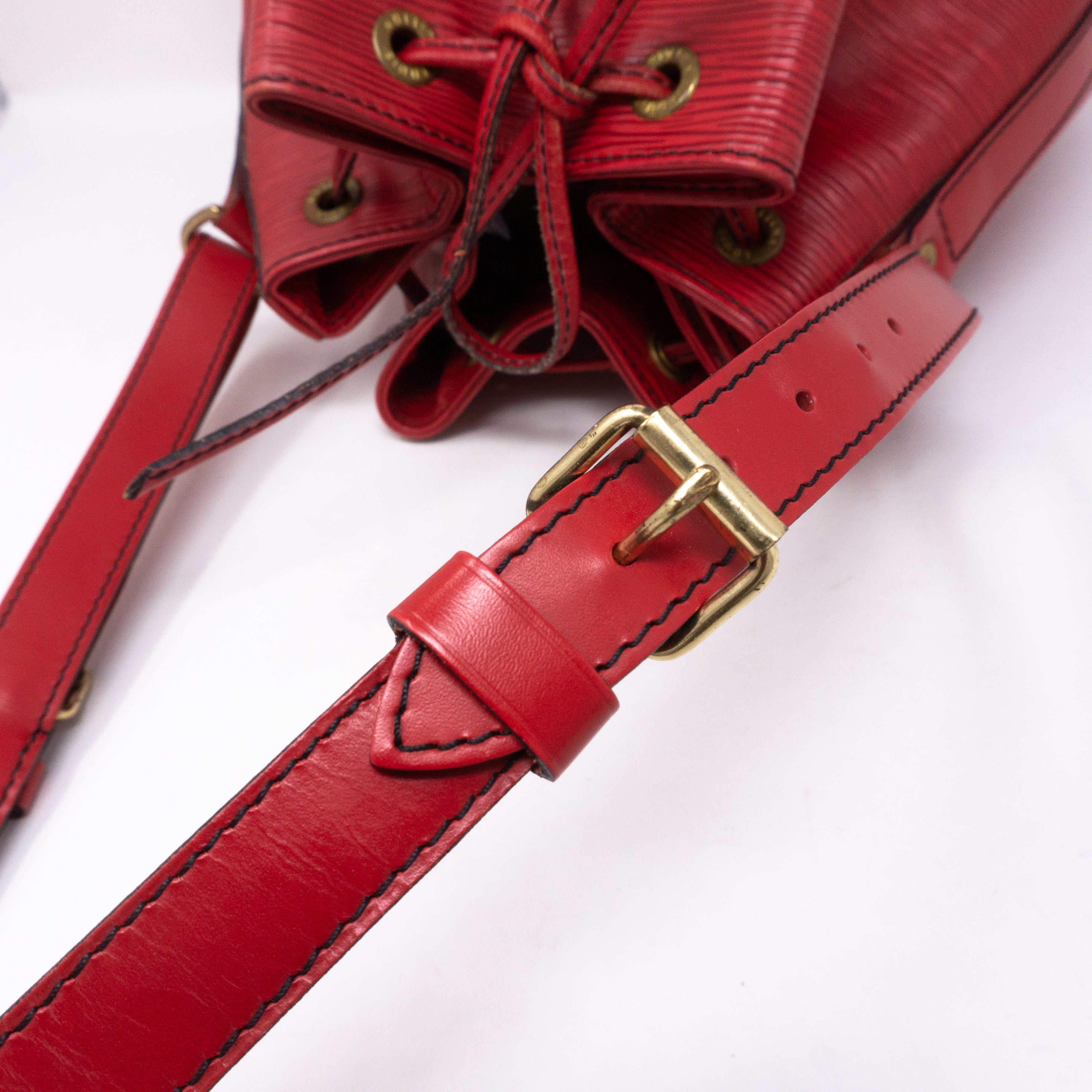 Petit Noe Red Epi Leather