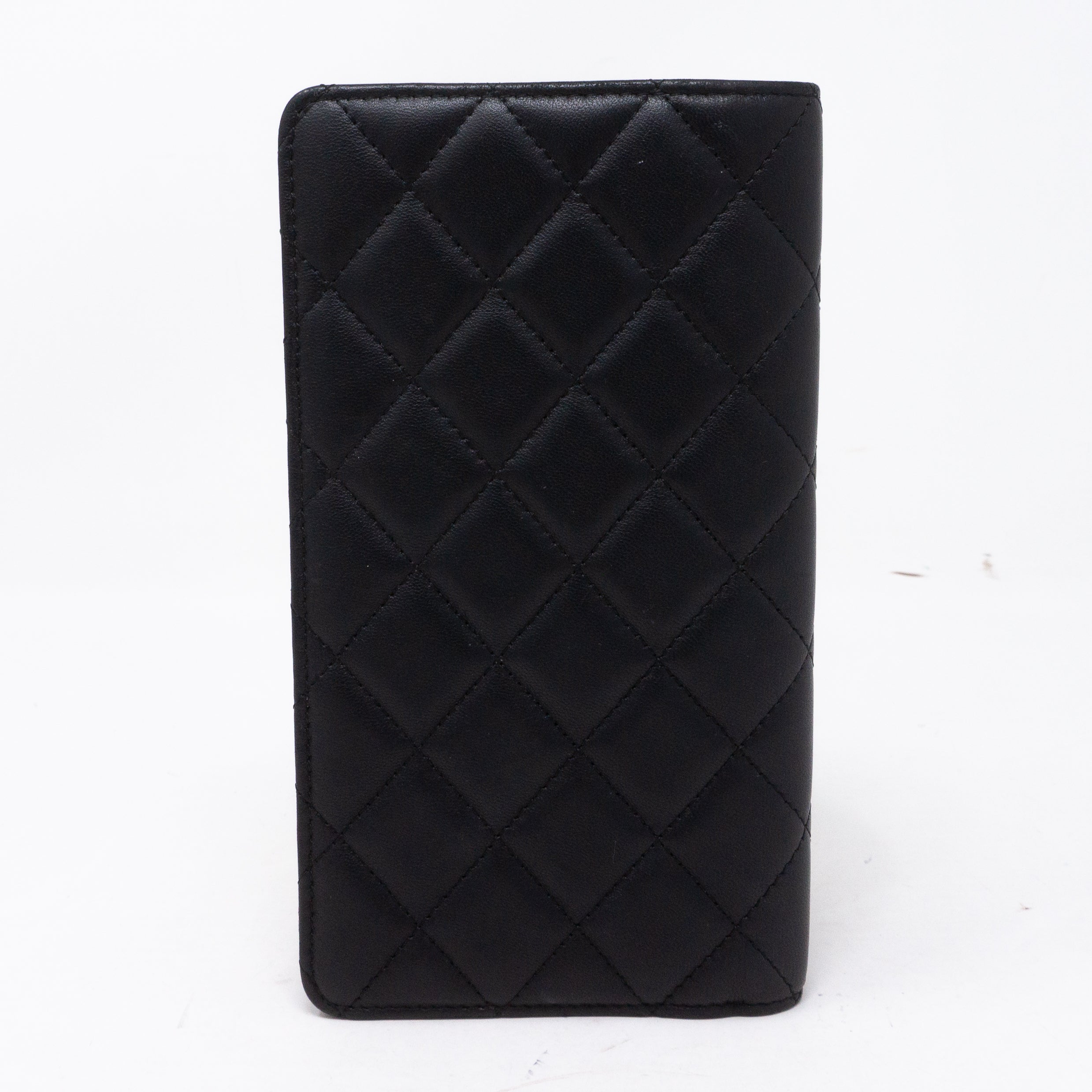 Classic Quilted Agenda Medium Black Leather