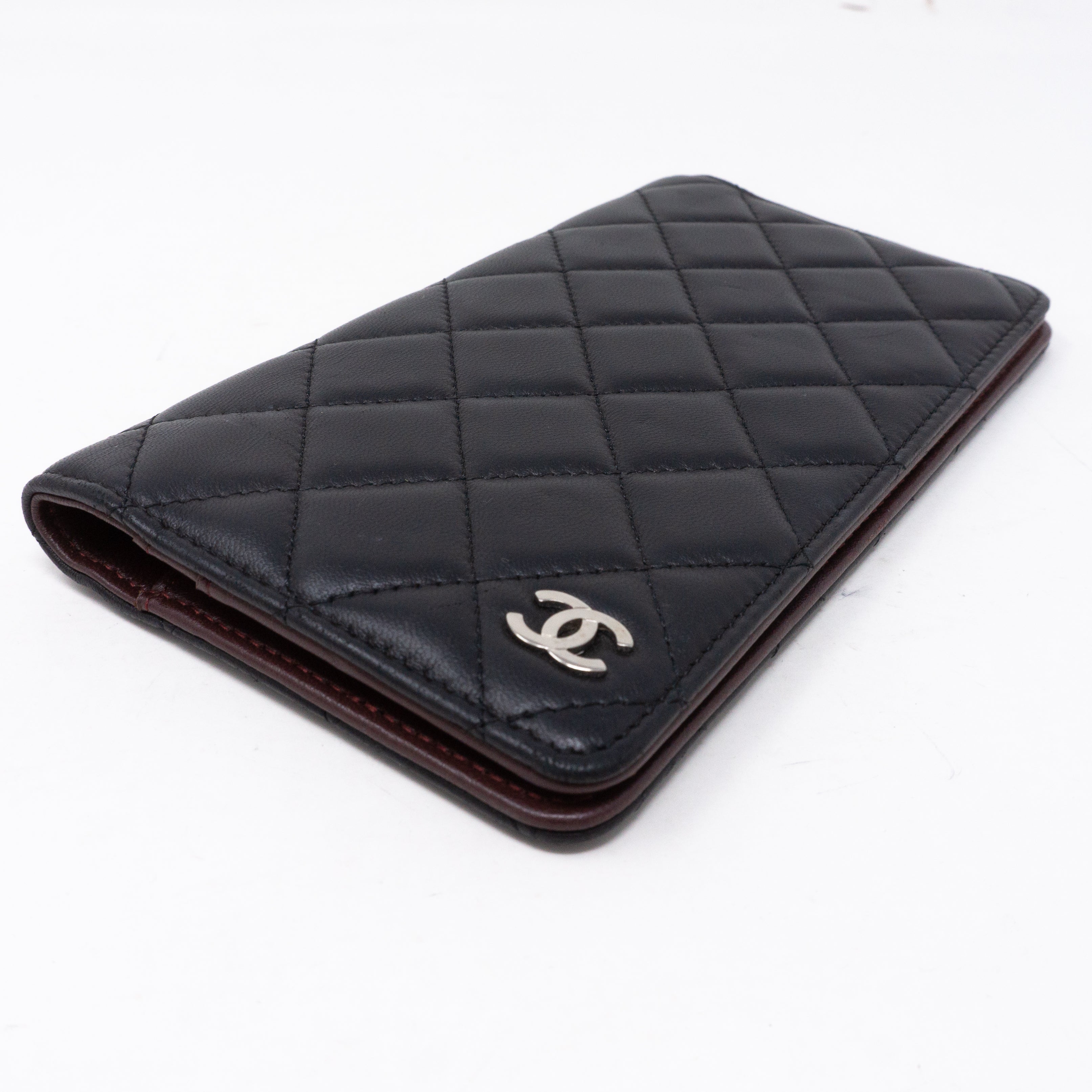 Classic Quilted Agenda Medium Black Leather