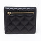 Small Classic Flap Wallet 2.55 Black Leather
