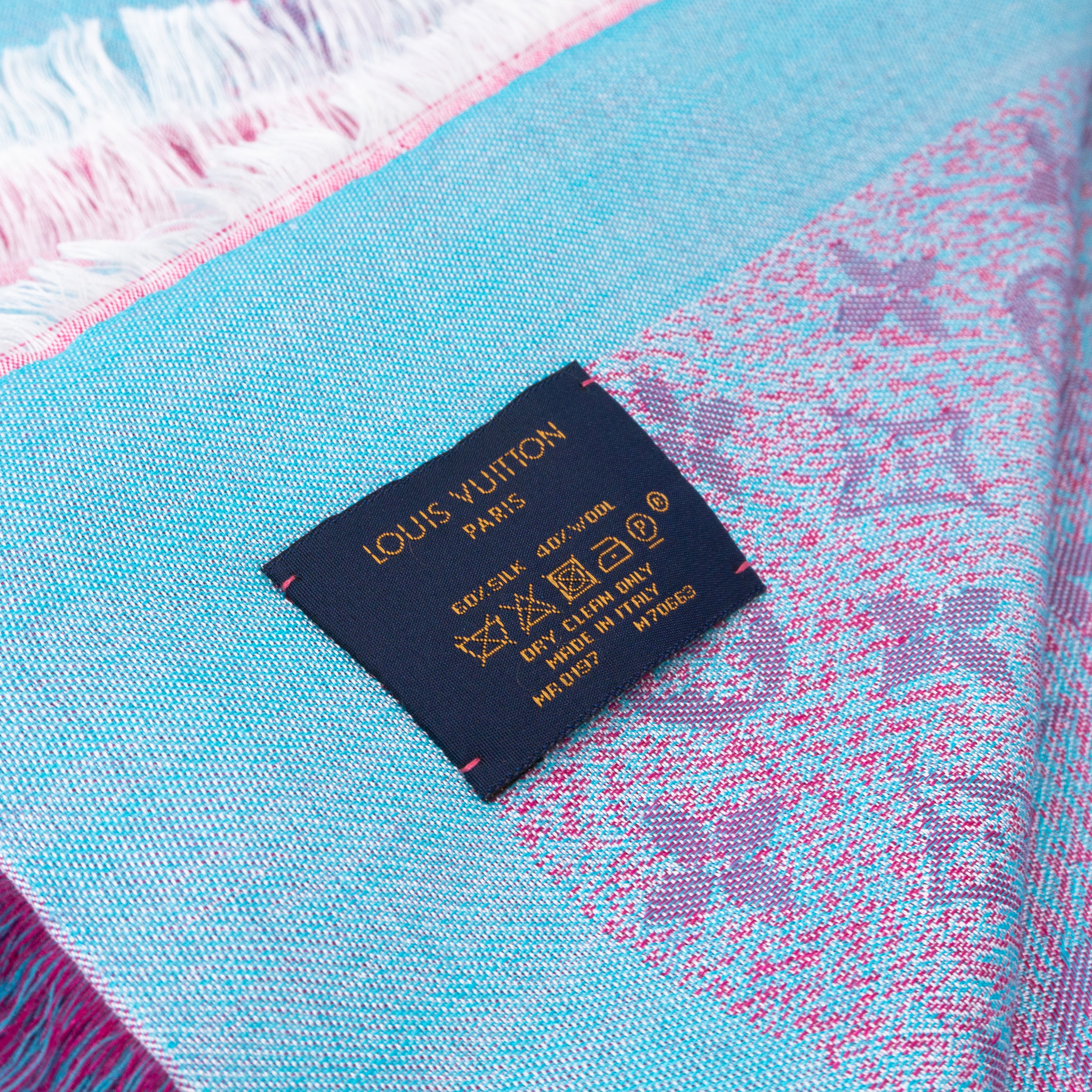 Monogram Shawl Infra Rose