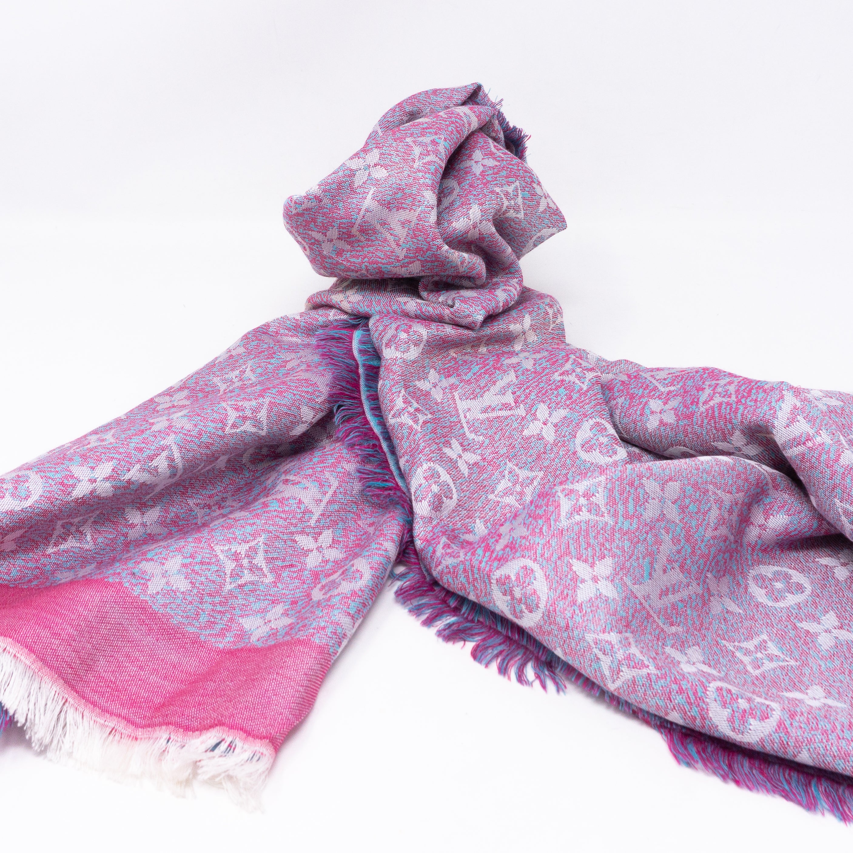 Monogram Shawl Infra Rose