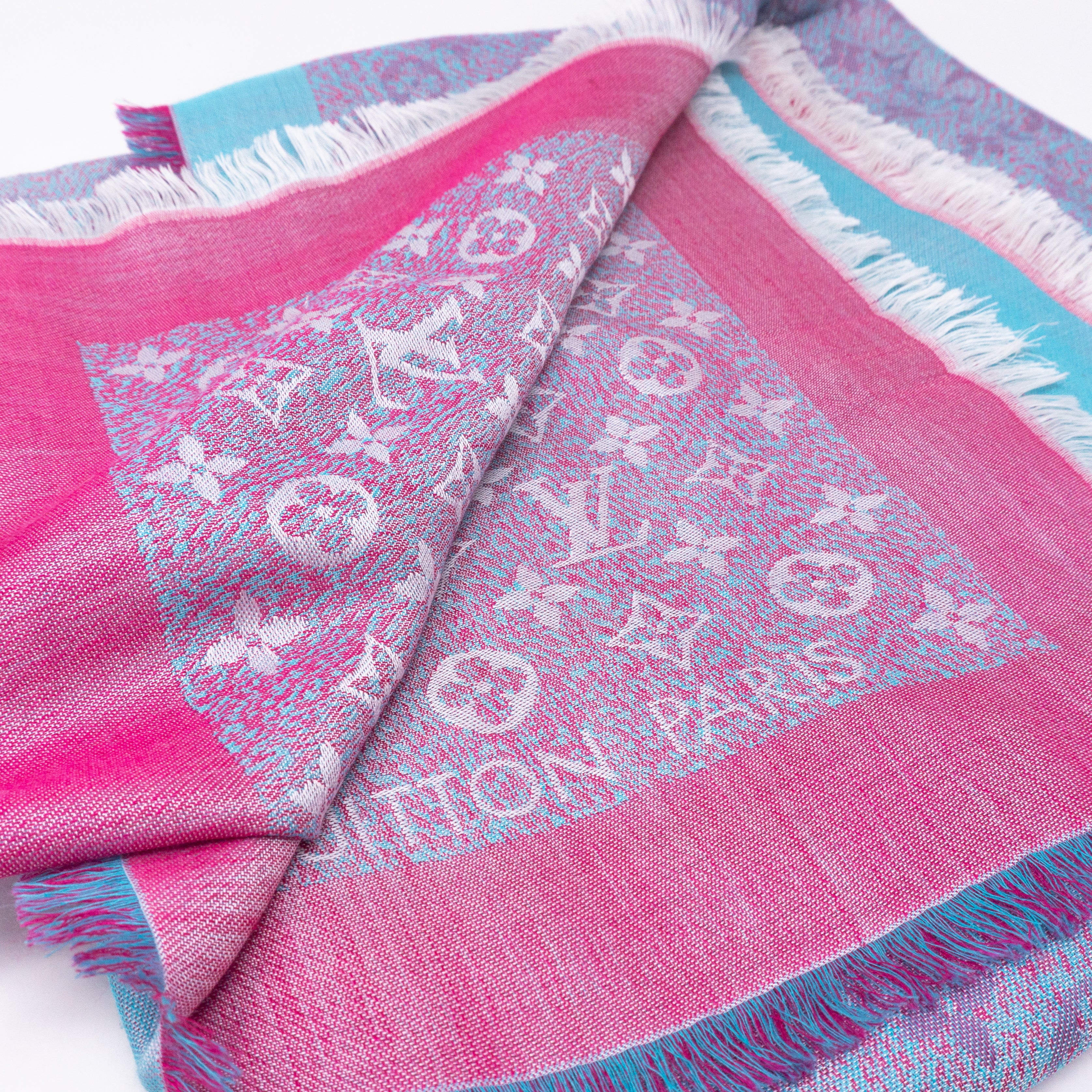 Monogram Shawl Infra Rose