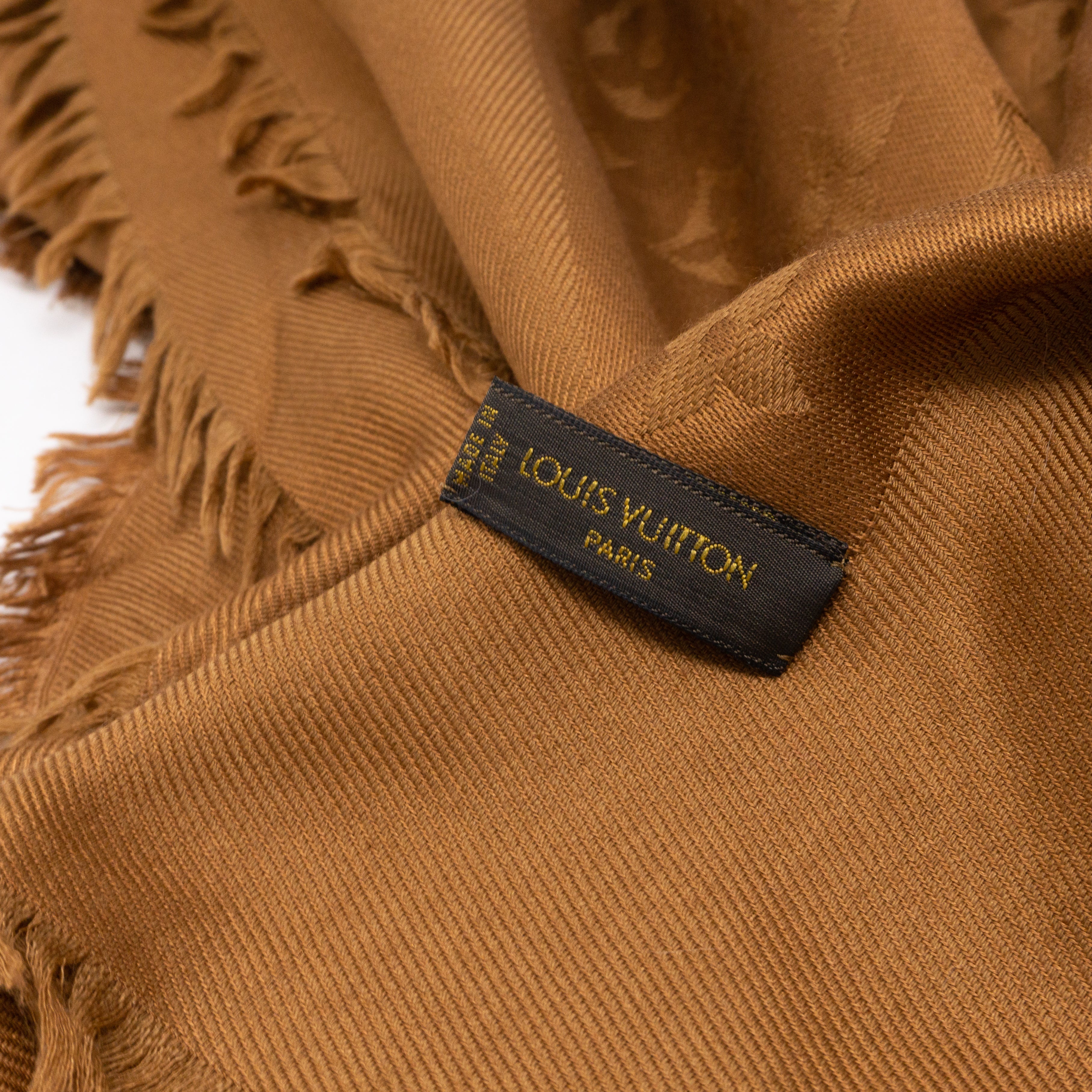Monogram Shawl Brown