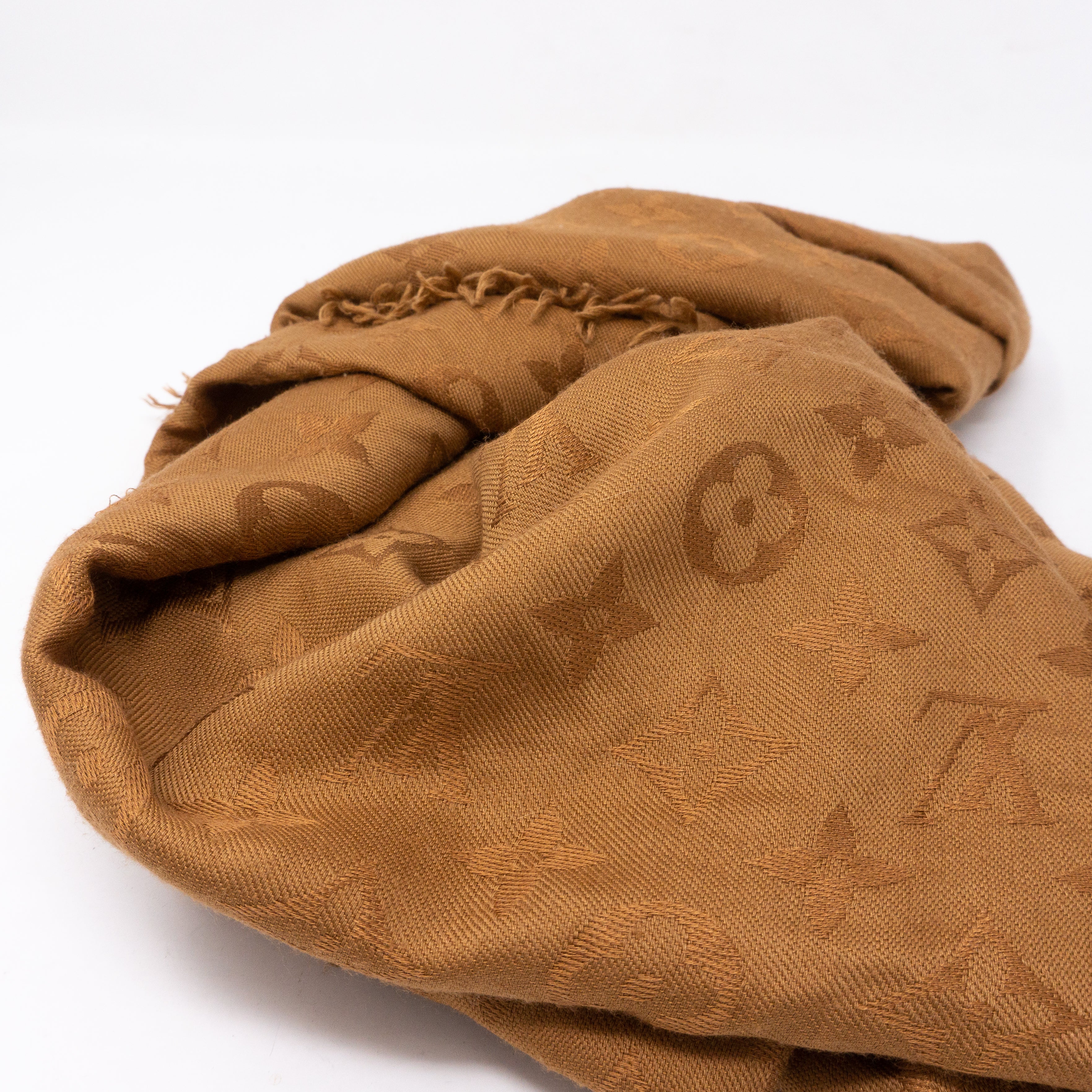 Monogram Shawl Brown