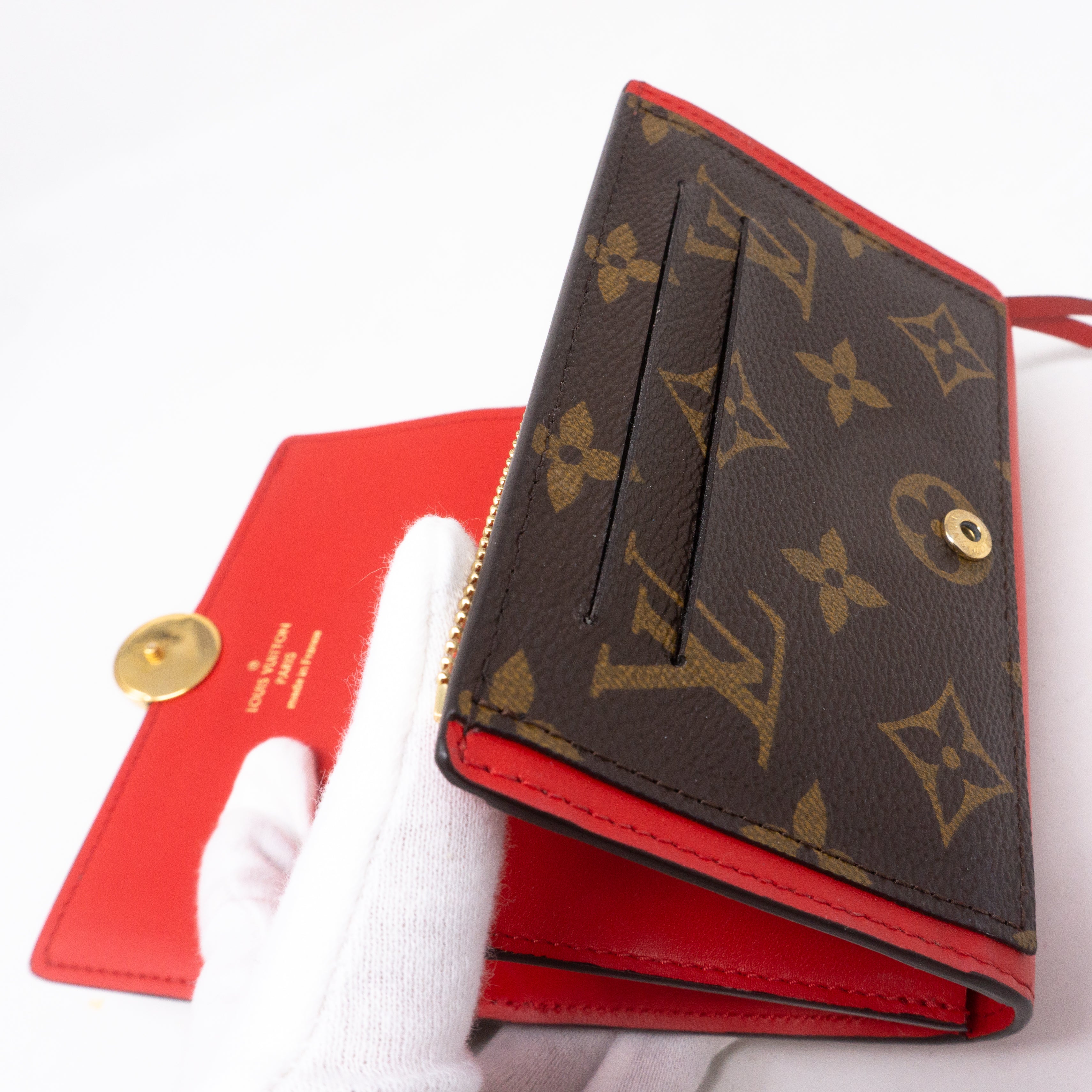 Flore Compact Wallet Monogram