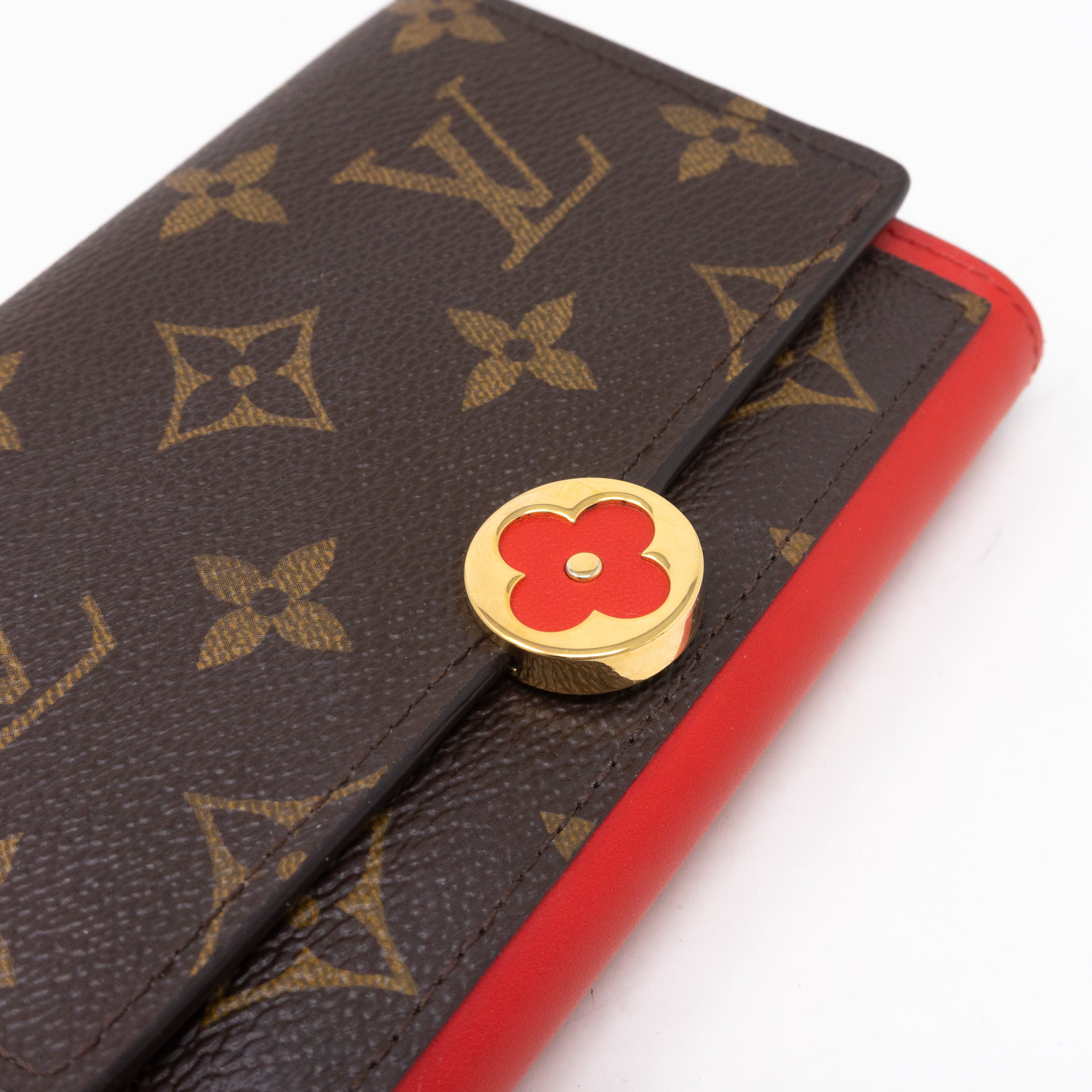 Flore Compact Wallet Monogram