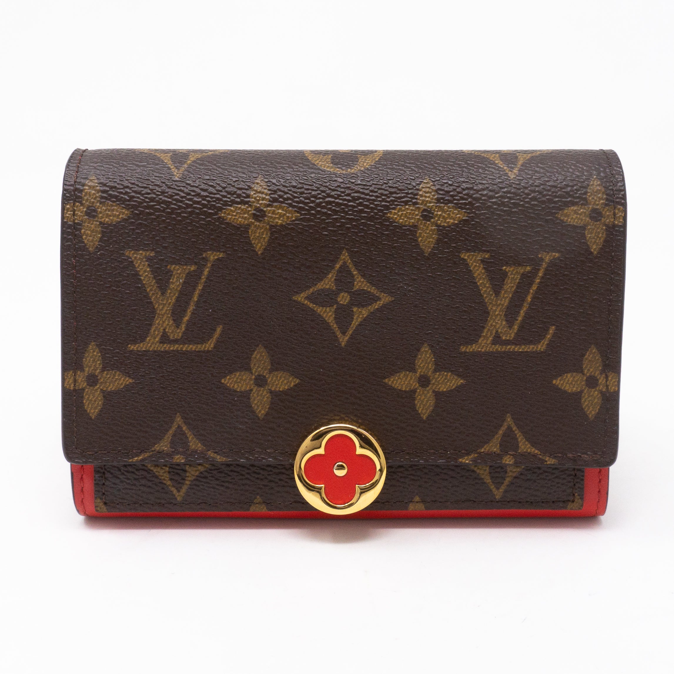 Flore Compact Wallet Monogram
