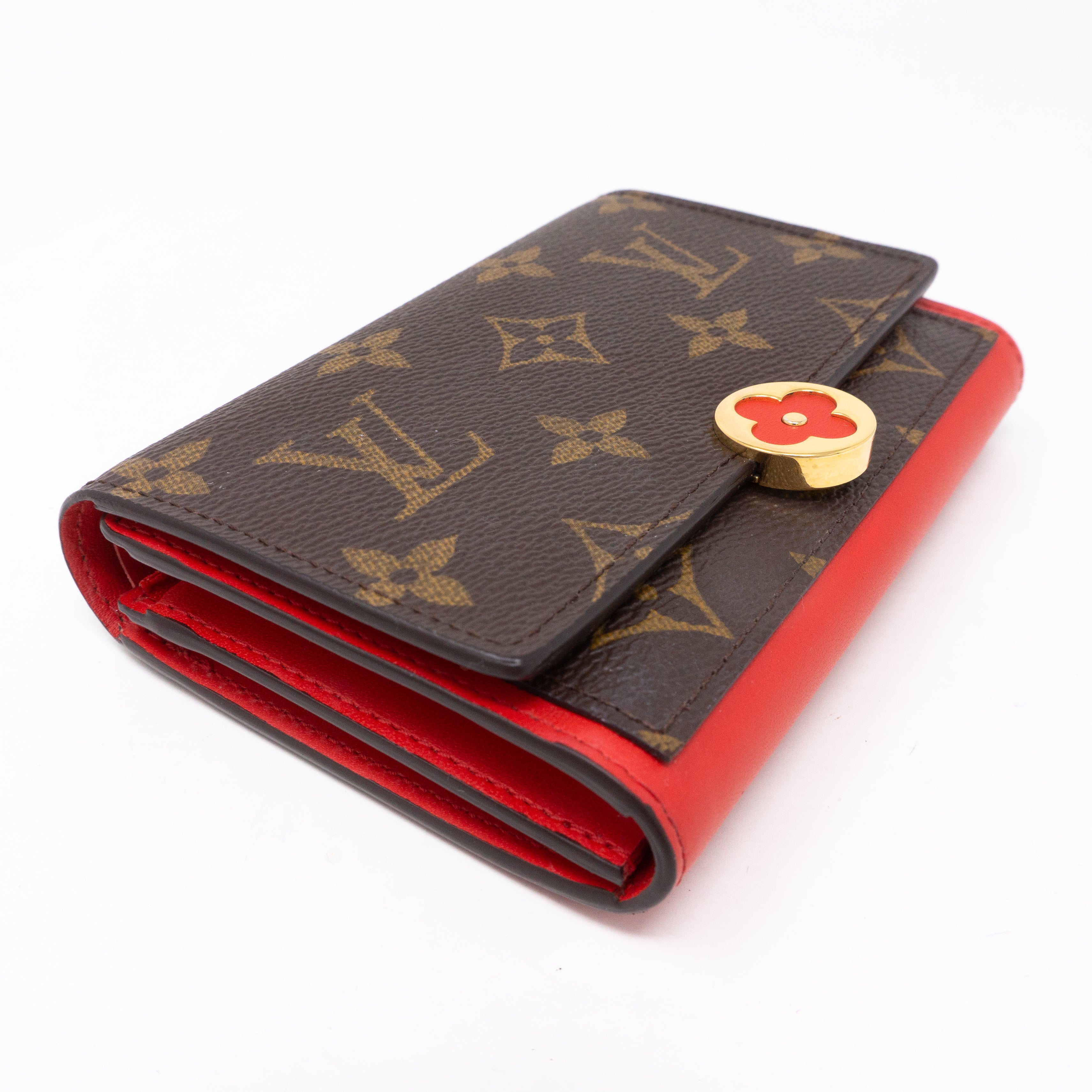 Flore Compact Wallet Monogram